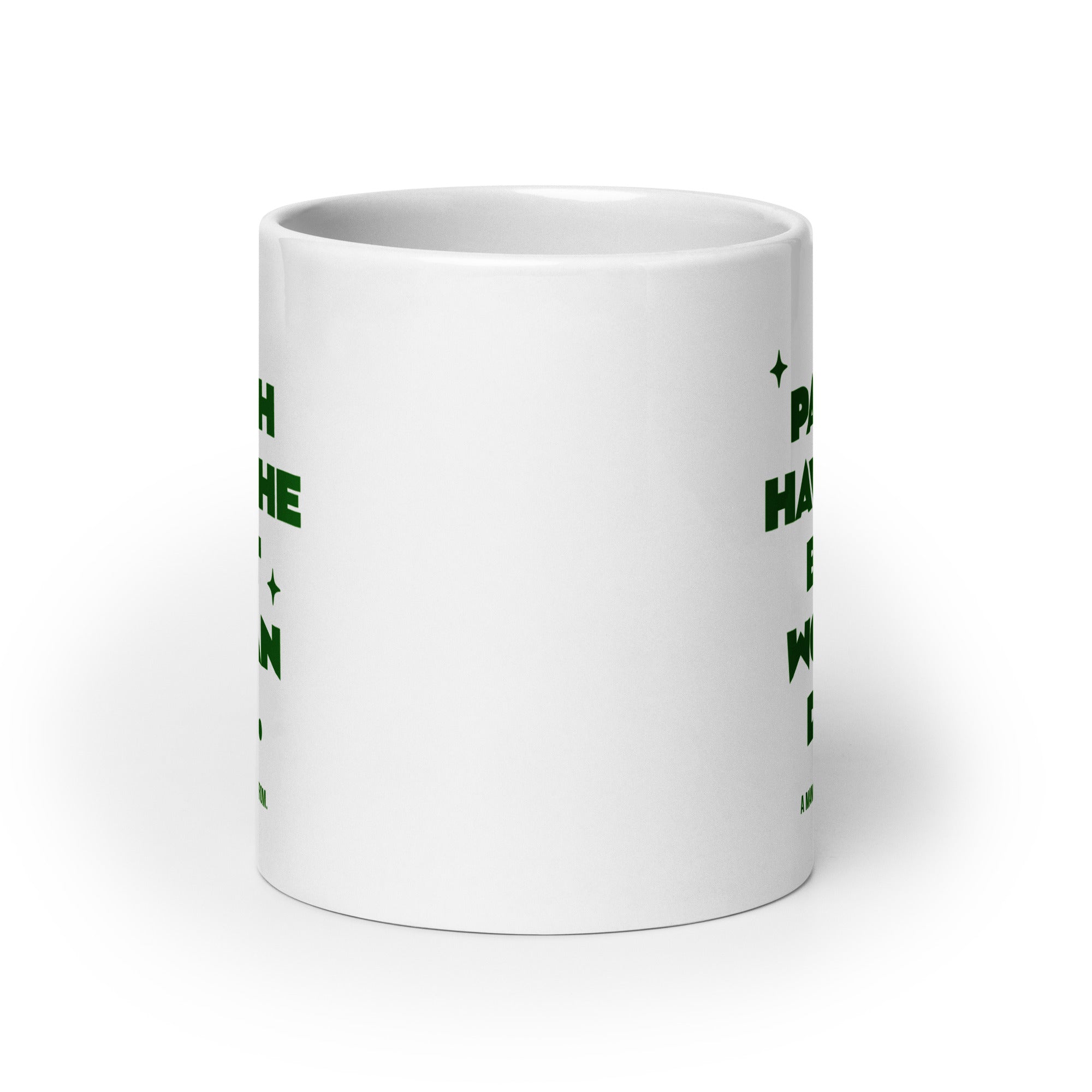 A MANCHESTER MI COME FROM - White glossy mug - Jamaican Gift, Funny Jamaican Coffee Mug, Jamaican Coffee Cup, Jamaican Tea Cup