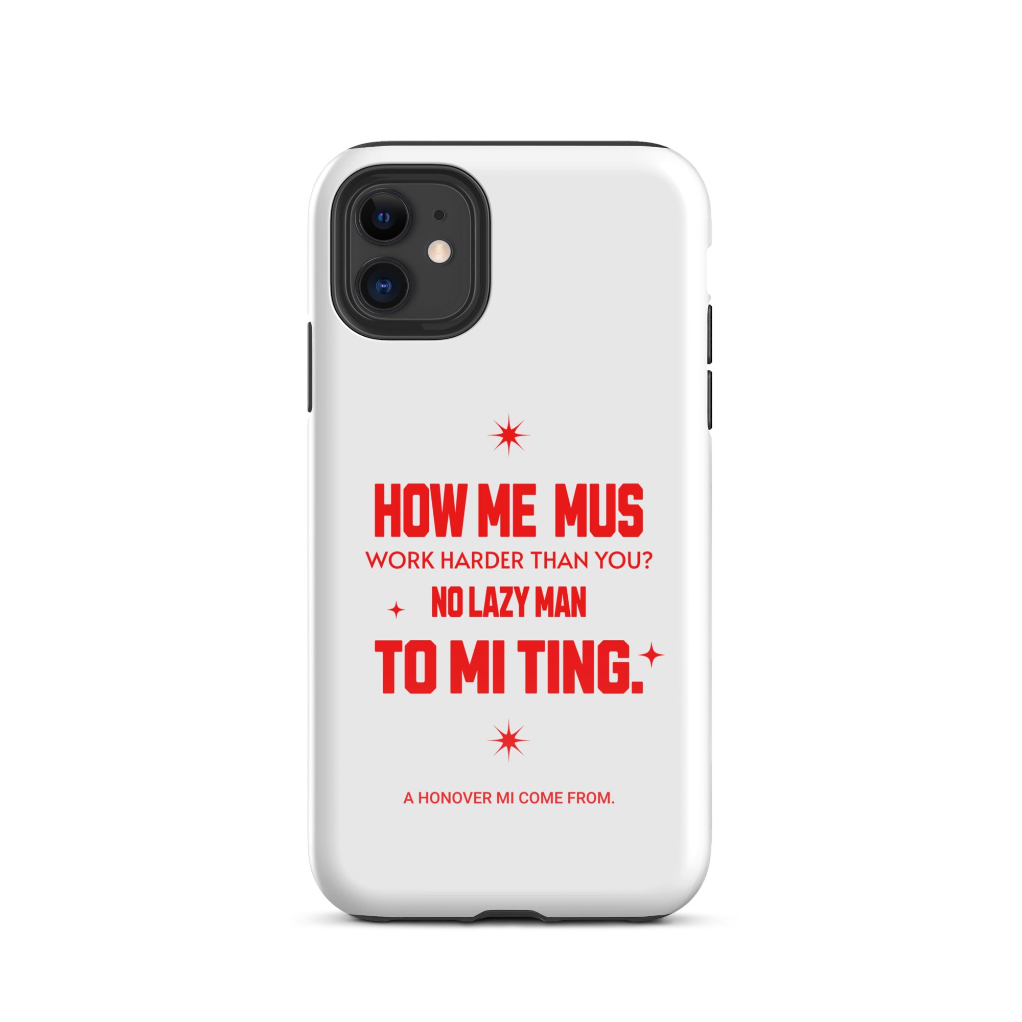 Tough Case for iPhone - Jamaican phone case, Customized Jamaican phone case, funny Jamaican phone case