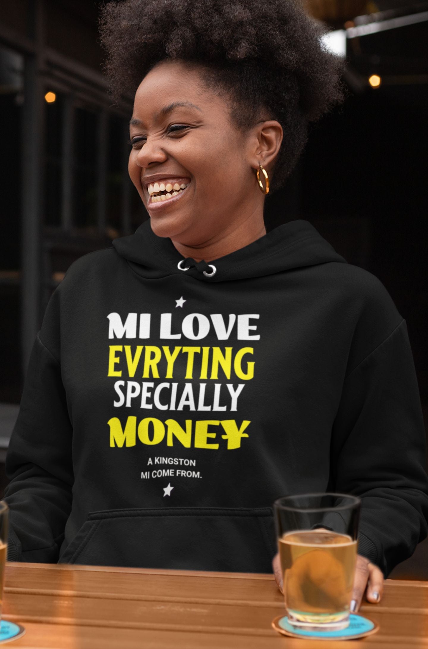 Jamaican hoodie Jamaican Slang on a Hoodie Jamaican Vacation Hoodie Funny Jamaican Hoodie