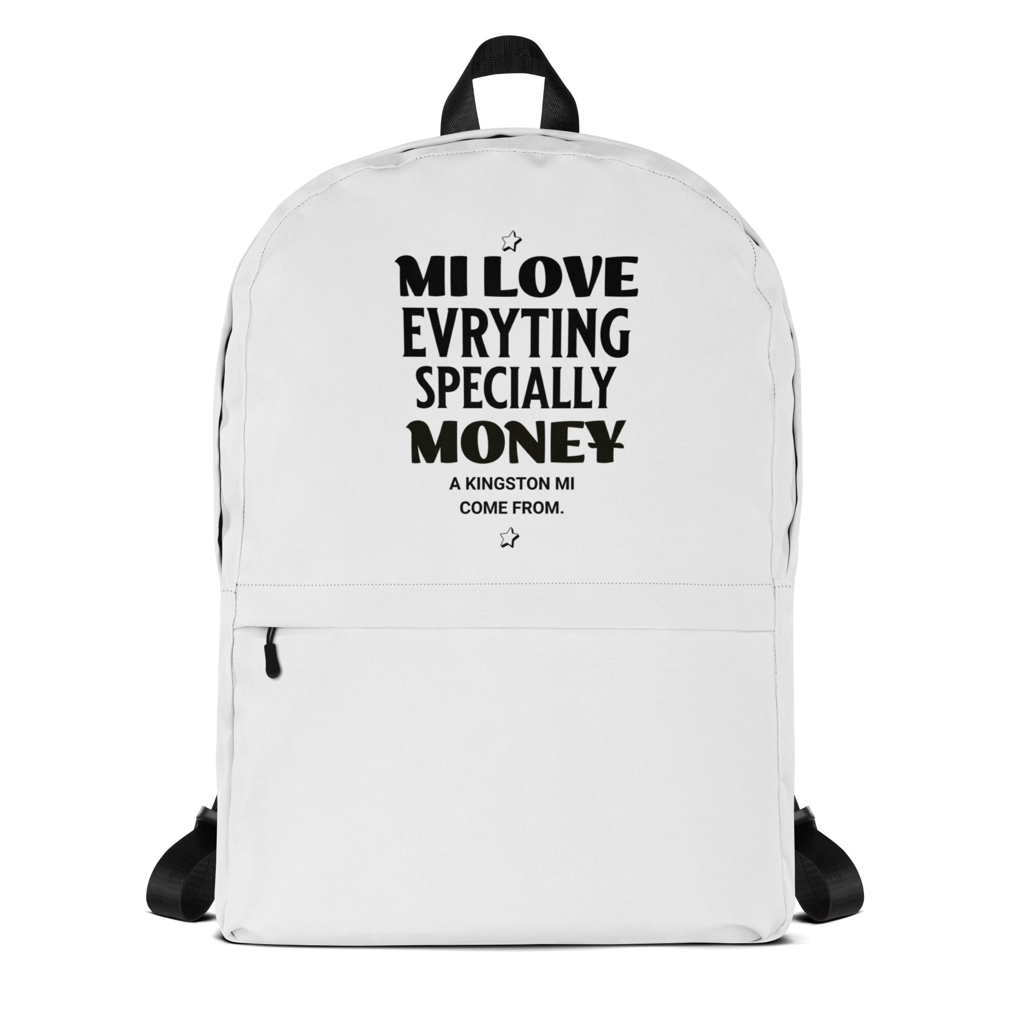 Jamaican slang on a backpack Jamaica personalized backpack Jamaica book bag Jamaican bag