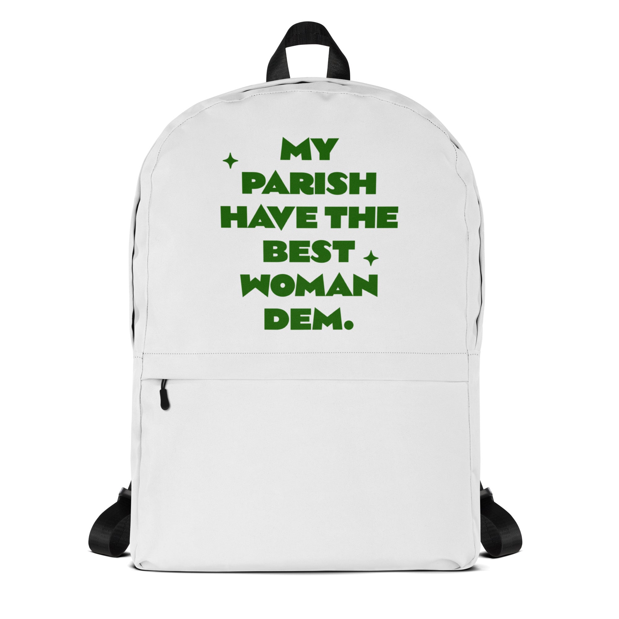 Best Woman- Backpack - Jamaican slang - Jamaican patios - Jamaican slang on a backpack Jamaica personalized backpack Jamaica book bag Jamaican bag