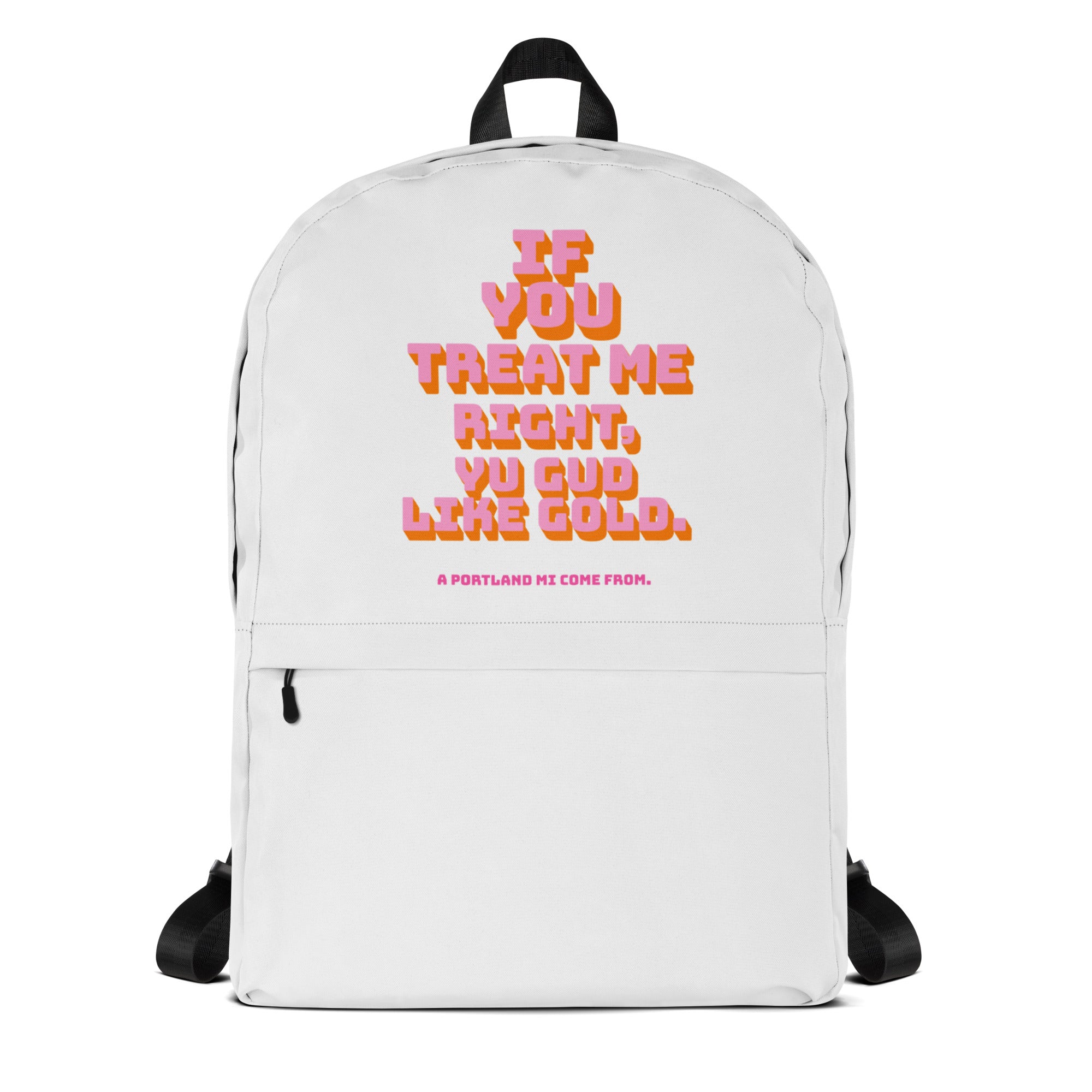 Backpack - Jamaican slang on a backpack Jamaica personalized backpack Jamaica book bag Jamaican bag