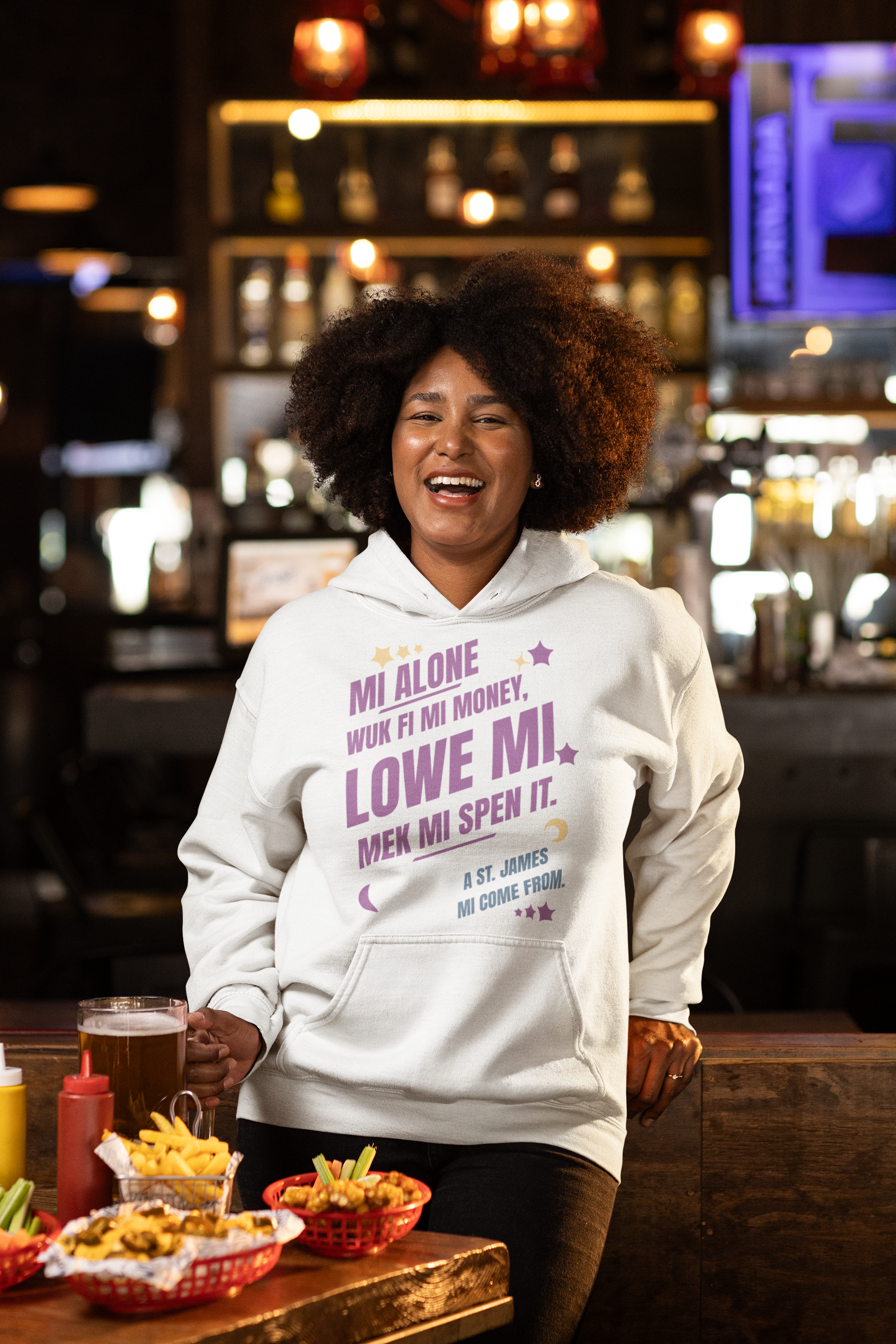 Women Hoodie - Jamaican hoodie Jamaican Slang on a Hoodie Jamaican Vacation Hoodie Funny Jamaican Hoodie