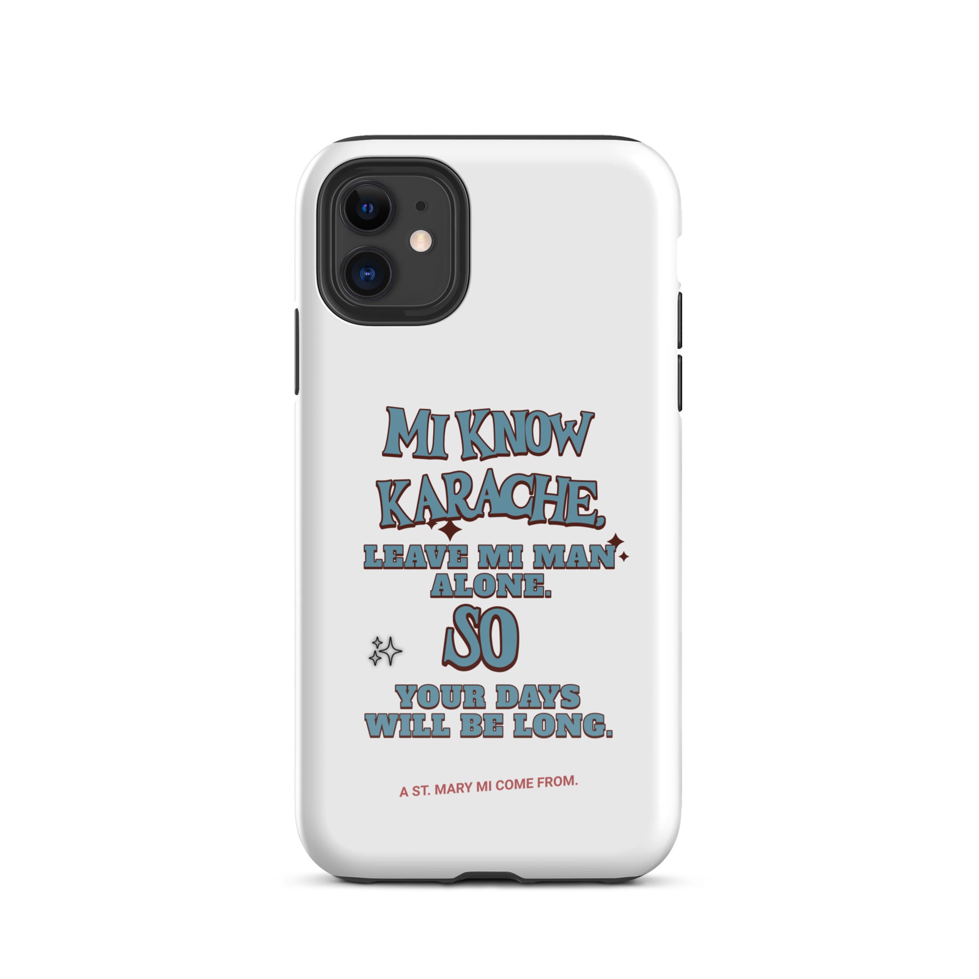 A St. Mary- Tough Case for iPhone - Jamaican phone case, Customized Jamaican phone case, funny Jamaican phone case
