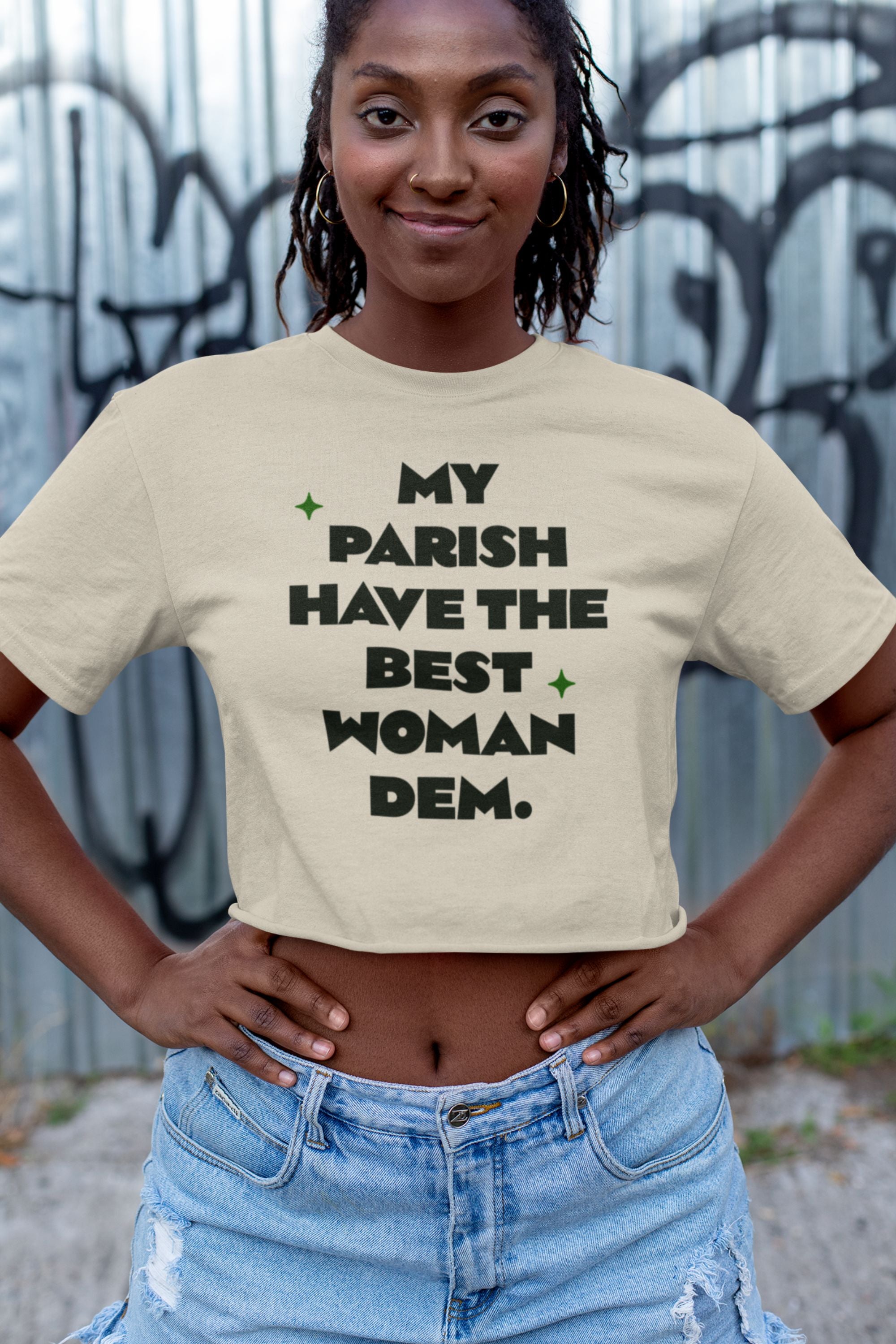 BEST WOMAN - Women’s crop top - Jamaican T Shirt - Jamaican Slang on a T Shirt, Jamaican Tee shirt Jamaican vacation Shirt, Funny Jamaican shirt