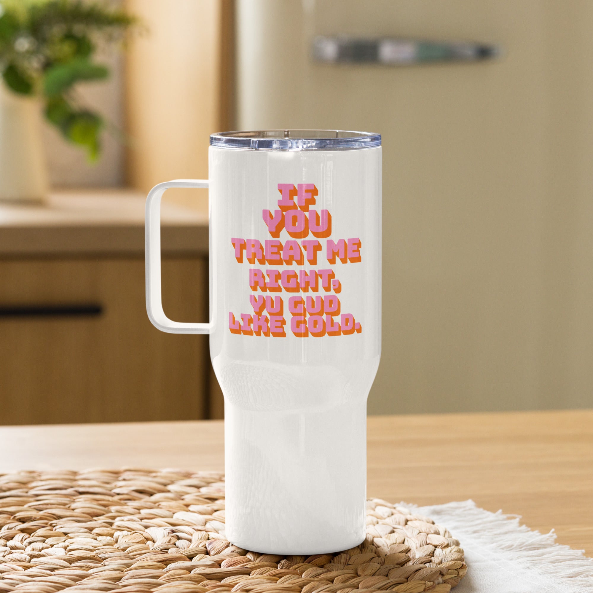 Travel Tumbler - Jamaican Gift, Funny Jamaican Tumbler, Jamaican Drinking cup, Jamaican Stanley Cup