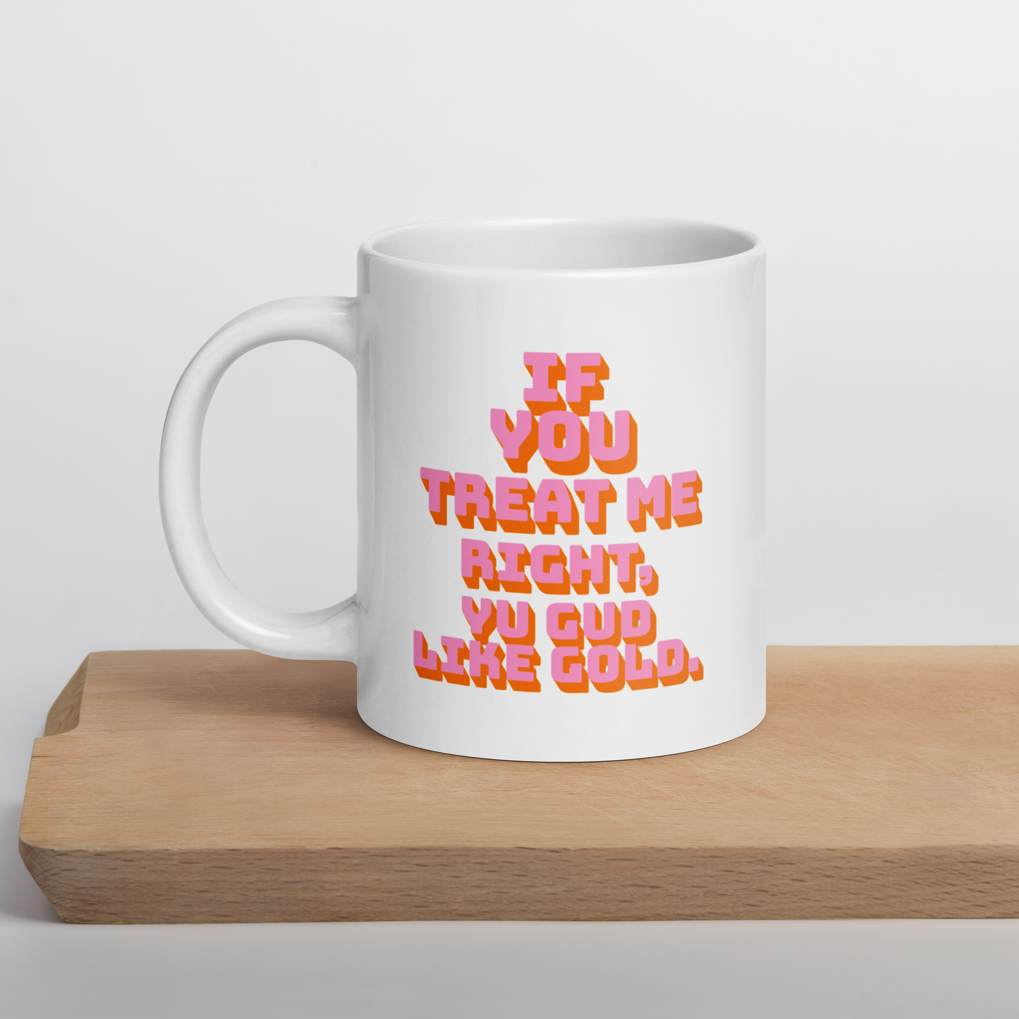 White glossy mug - Jamaican Gift, Funny Jamaican Coffee Mug, Jamaican Coffee Cup, Jamaican Tea Cup