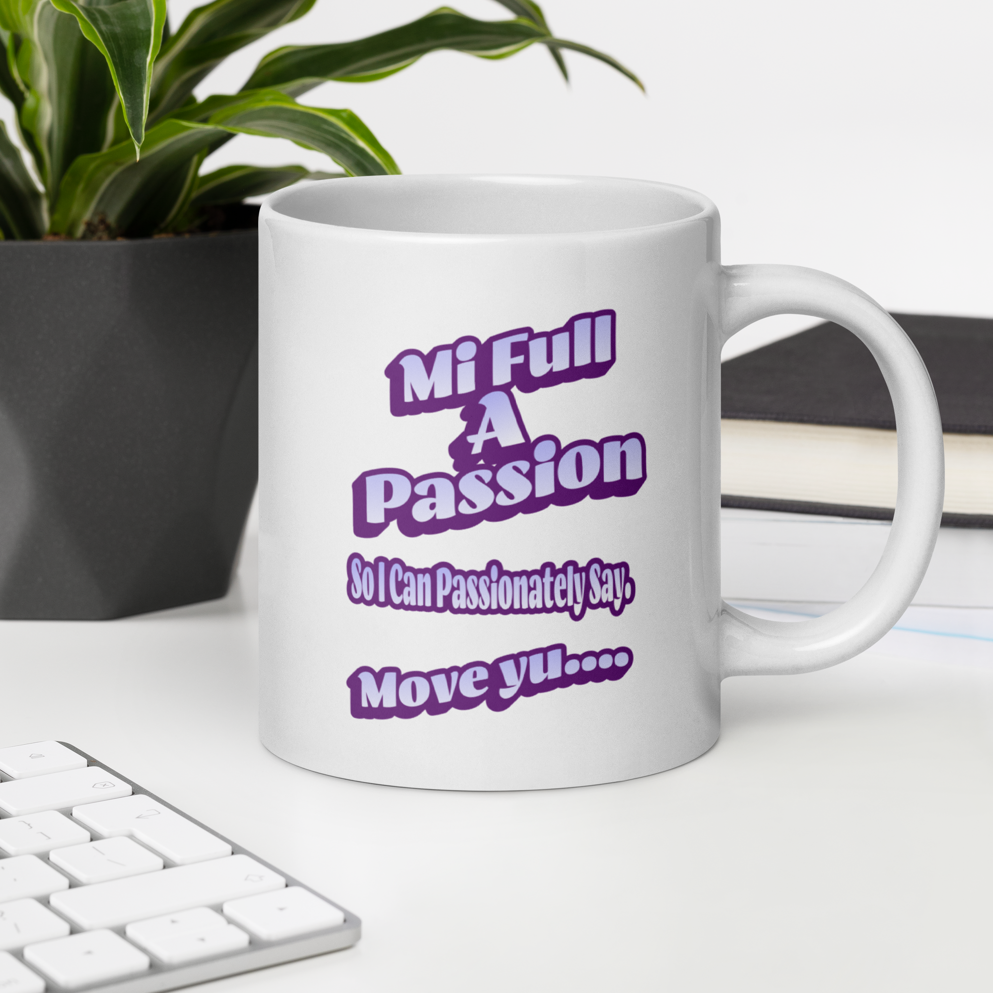 White glossy mug - Jamaican Gift, Funny Jamaican Coffee Mug, Jamaican Coffee Cup, Jamaican Tea Cup