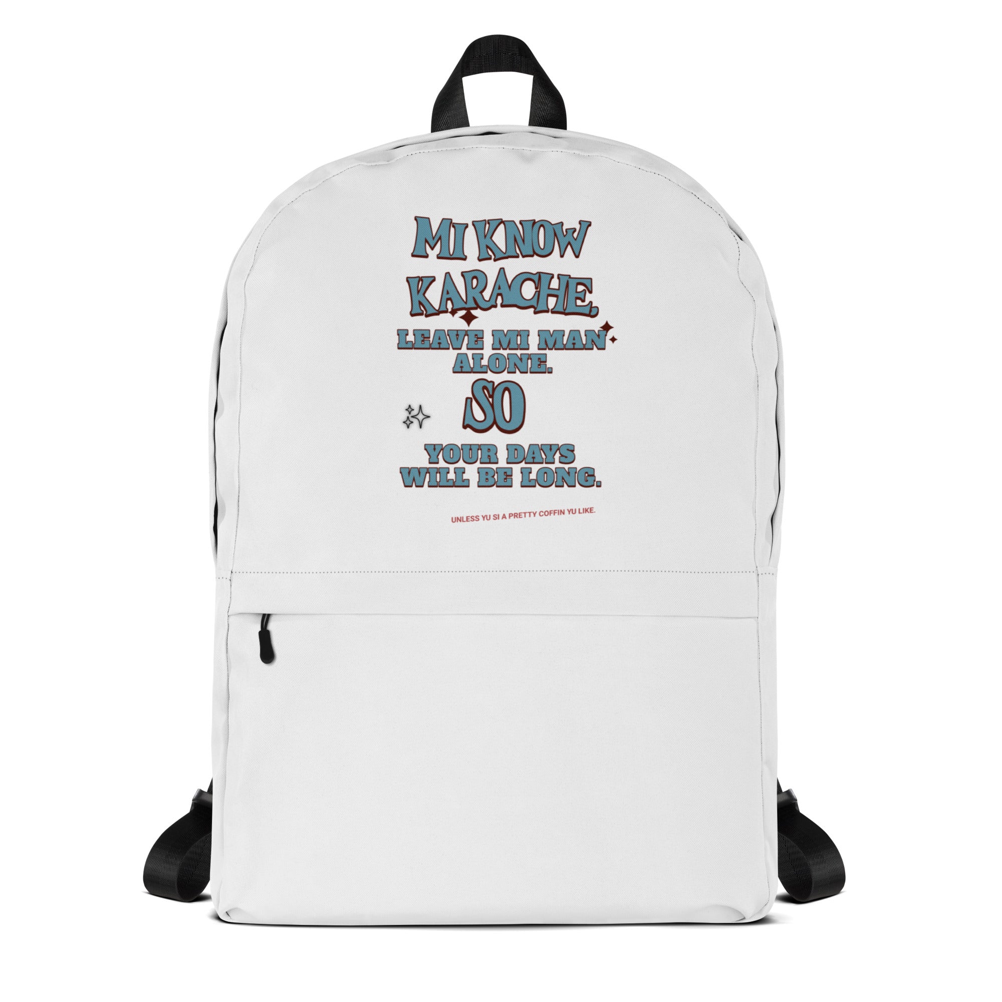  Backpack - Jamaican slang on a backpack Jamaica personalized backpack Jamaica book bag Jamaican bag