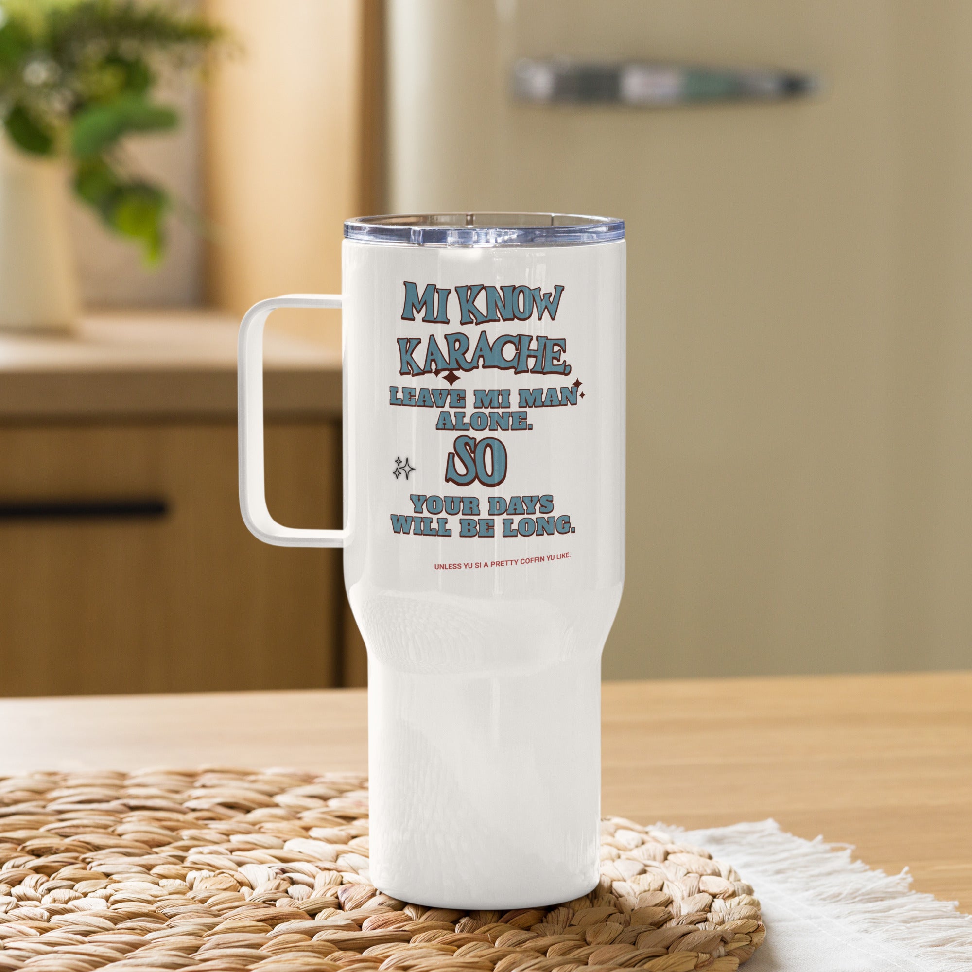  Travel Tumbler - Jamaican Gift, Funny Jamaican Tumbler, Jamaican Drinking cup, Jamaican Stanley Cup