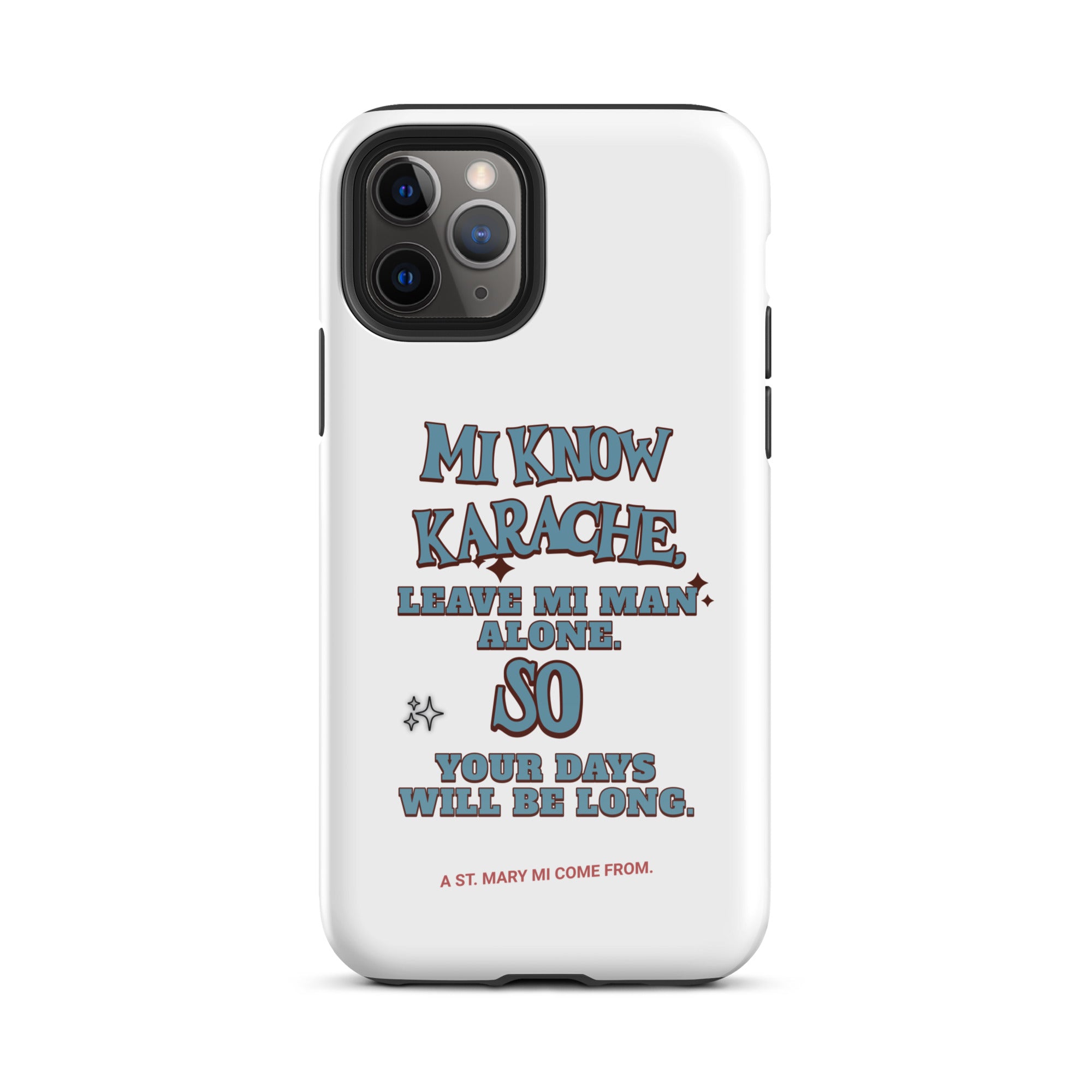 A St. Mary- Tough Case for iPhone - Jamaican phone case, Customized Jamaican phone case, funny Jamaican phone case