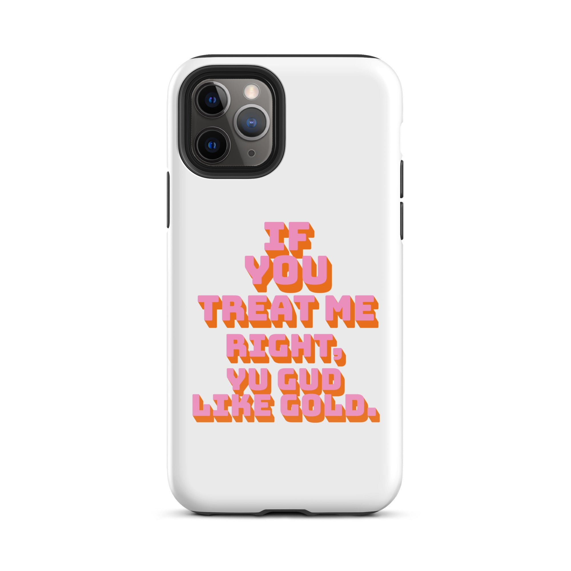 GUD LIKE GOLD - Tough Case for iPhone - Jamaican phone case, Customized Jamaican phone case, funny Jamaican phone case