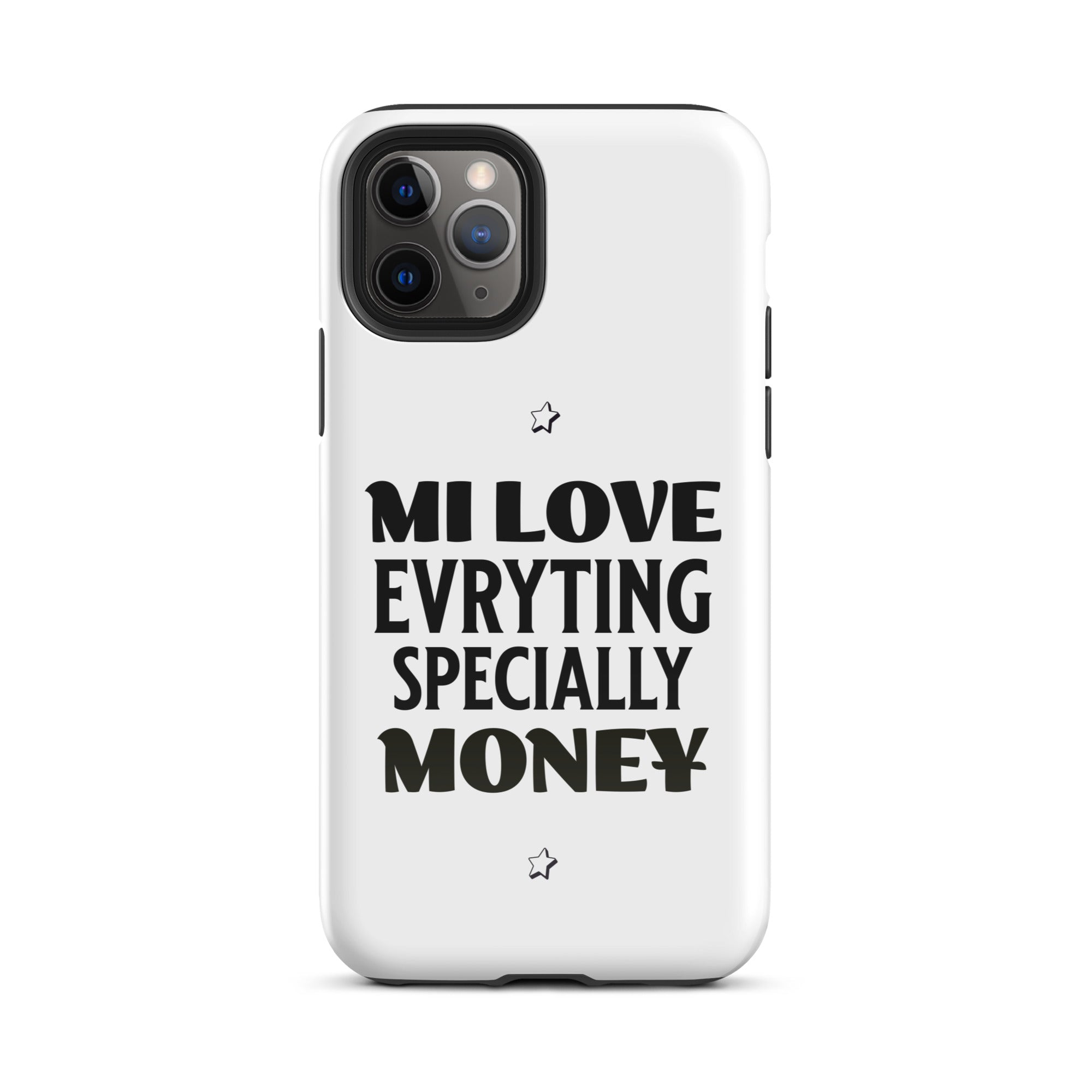 MI LOVE MONEY - Tough Case for iPhone - Jamaican phone case, Customized Jamaican phone case, funny Jamaican phone case