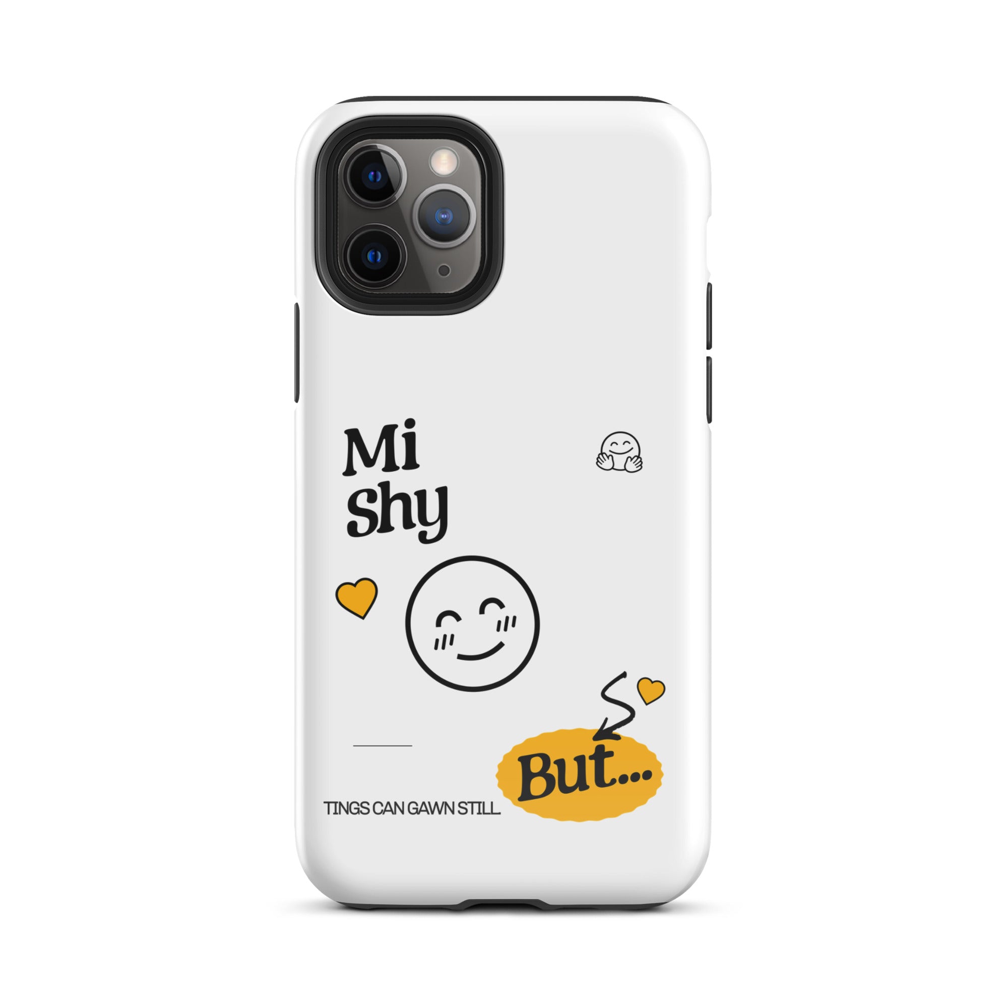 MI SHY - Tough Case for iPhone - Jamaican phone case, Customized Jamaican phone case, funny Jamaican phone case