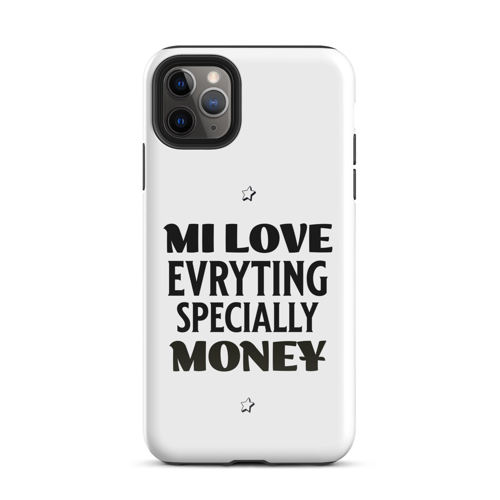 MI LOVE MONEY - Tough Case for iPhone - Jamaican phone case, Customized Jamaican phone case, funny Jamaican phone case