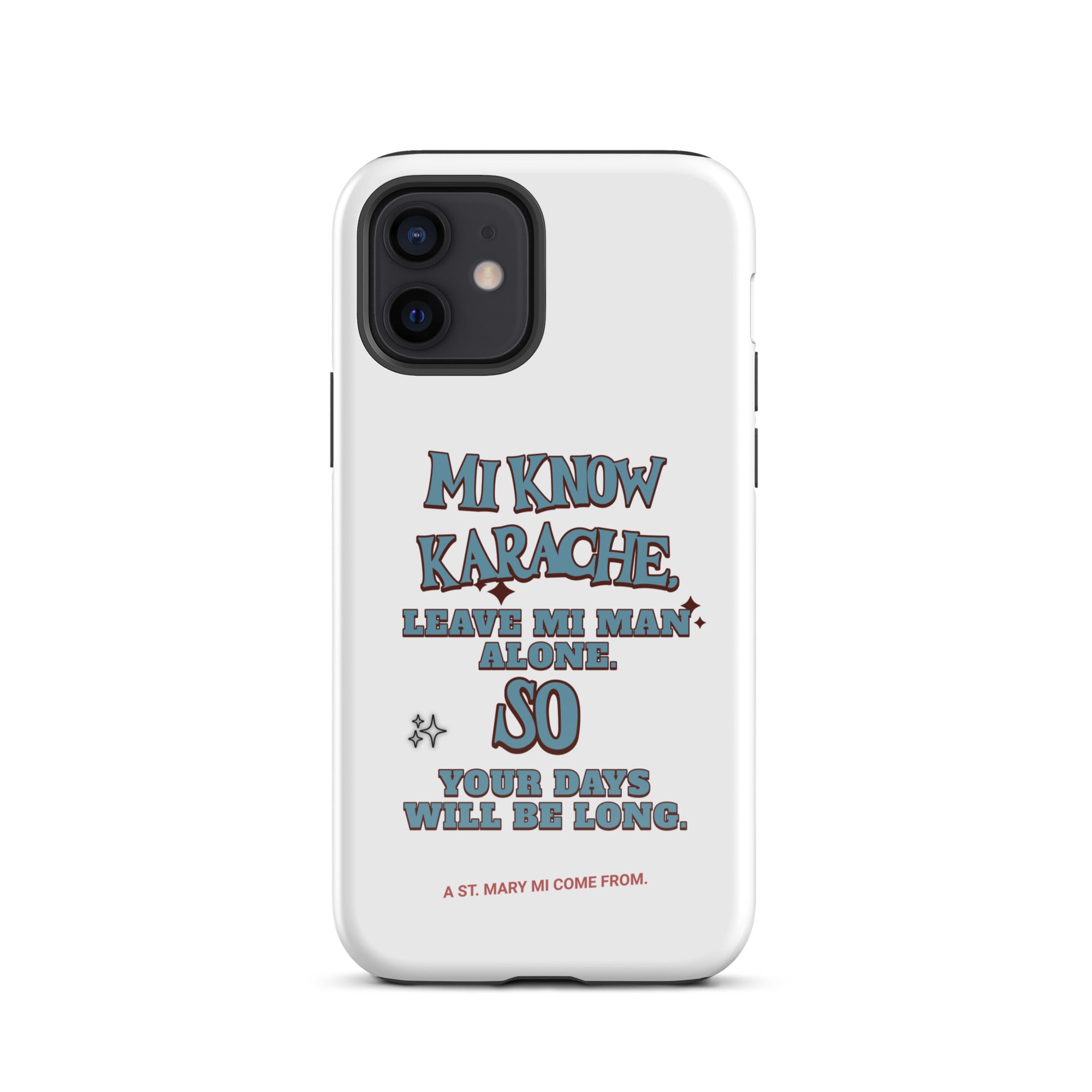 A St. Mary- Tough Case for iPhone - Jamaican phone case, Customized Jamaican phone case, funny Jamaican phone case