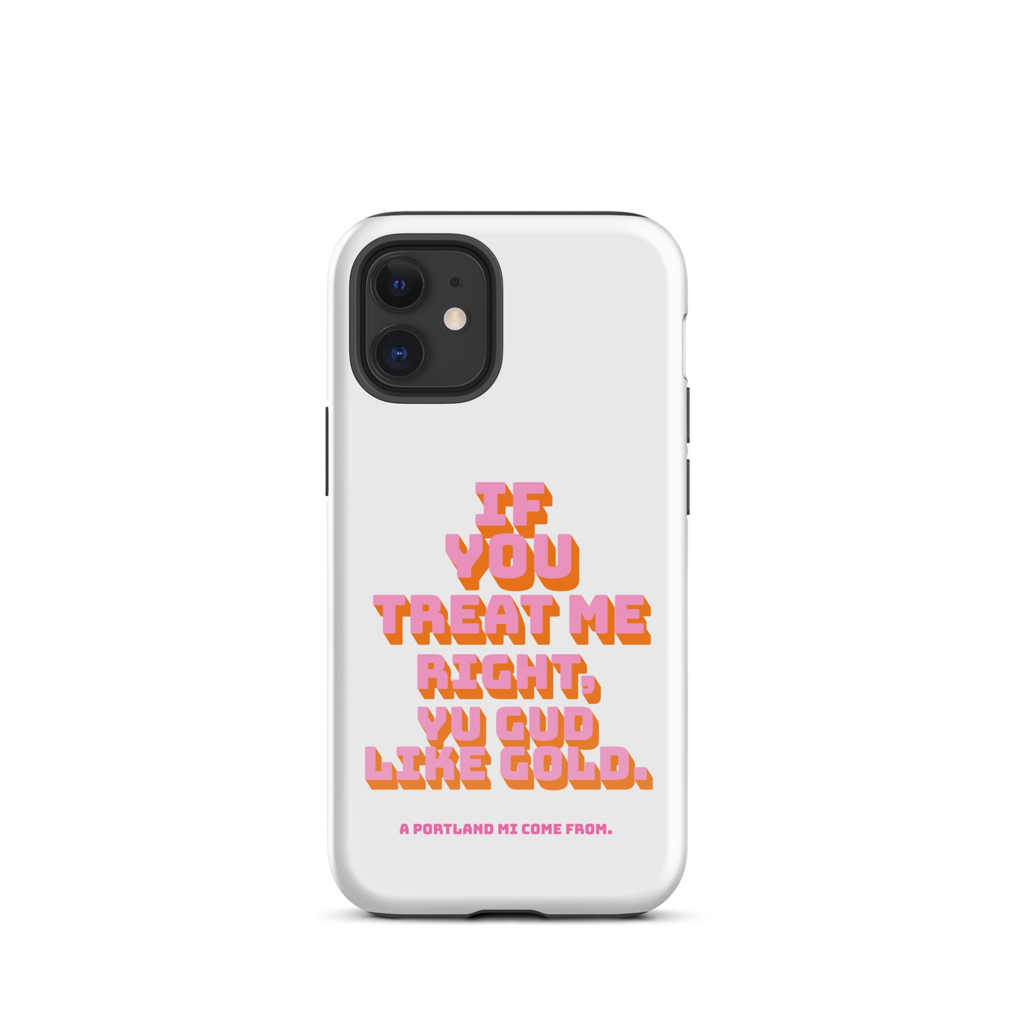 A PORTLAND MI COME FROM - Tough Case for iPhone - Jamaican phone case, Customized Jamaican phone case, funny Jamaican phone case