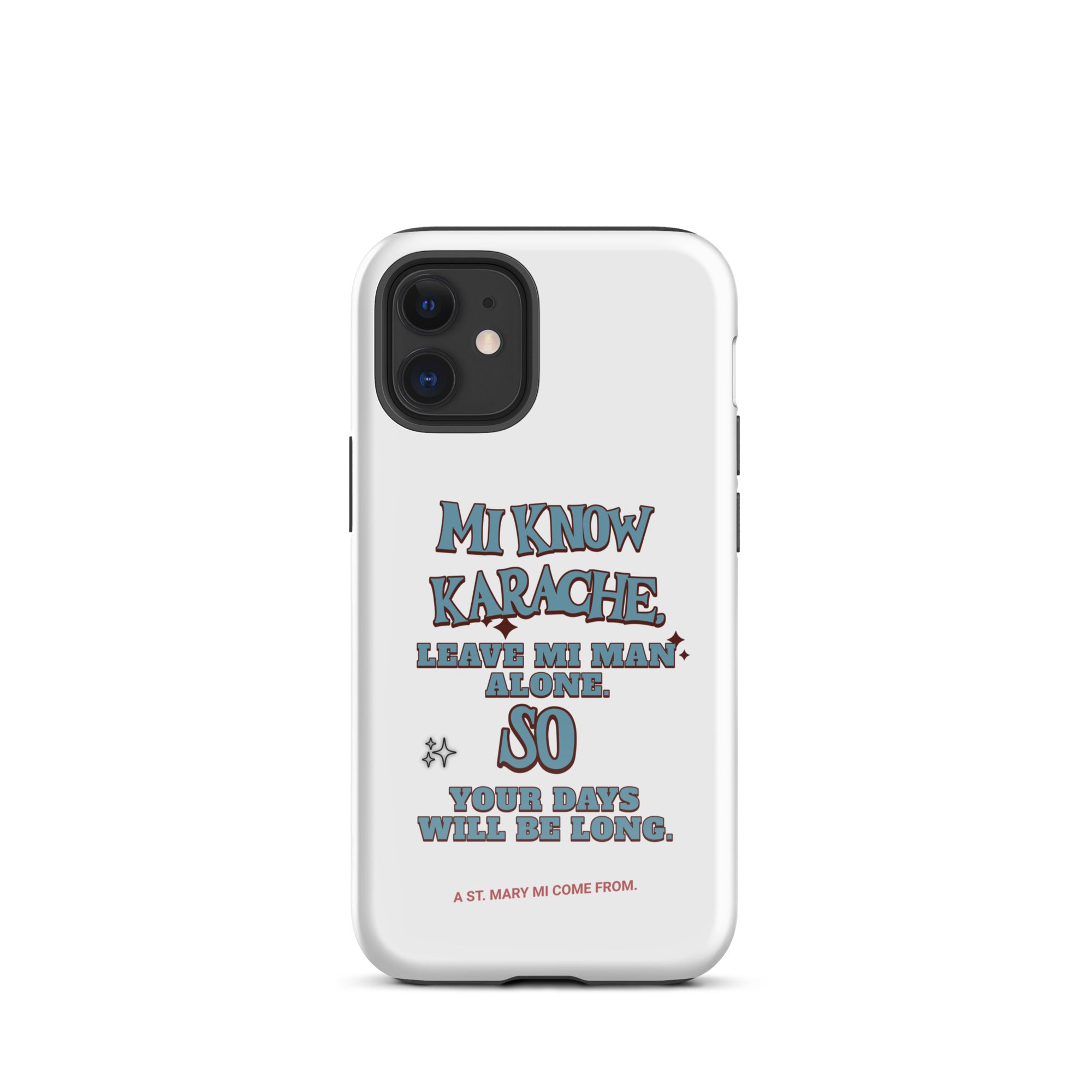 A St. Mary- Tough Case for iPhone - Jamaican phone case, Customized Jamaican phone case, funny Jamaican phone case