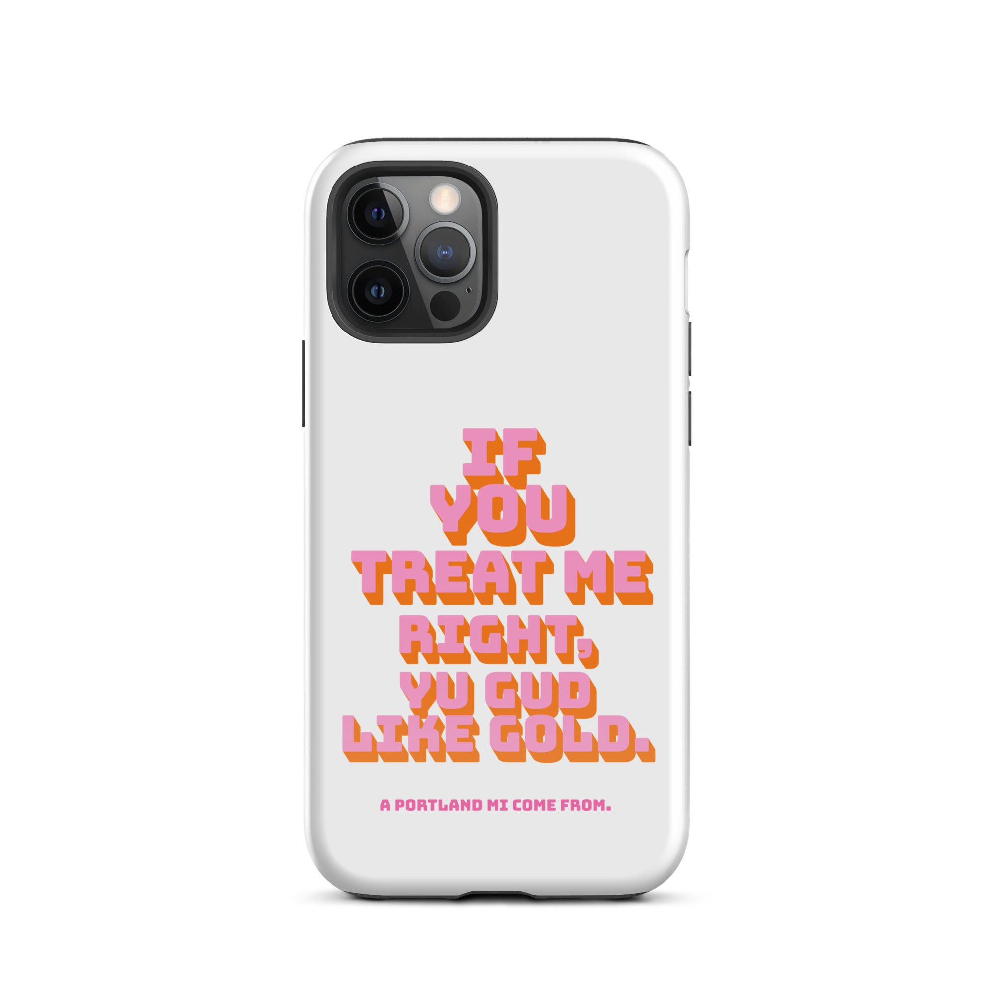 A PORTLAND MI COME FROM - Tough Case for iPhone - Jamaican phone case, Customized Jamaican phone case, funny Jamaican phone case