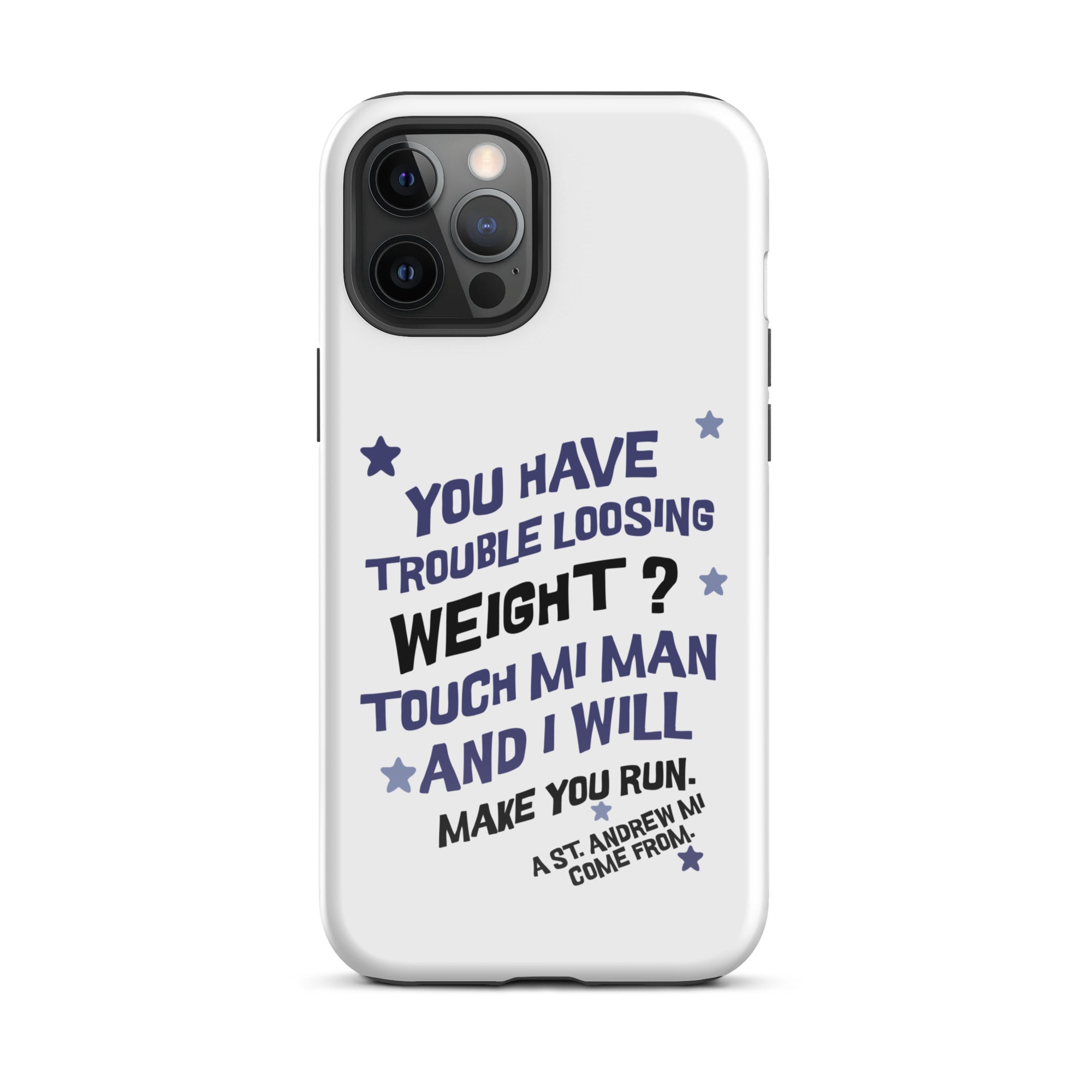 A ST. ANDREW MI COME FROM - Tough Case for iPhone - Jamaican phone case, Customized Jamaican phone case, funny Jamaican phone case