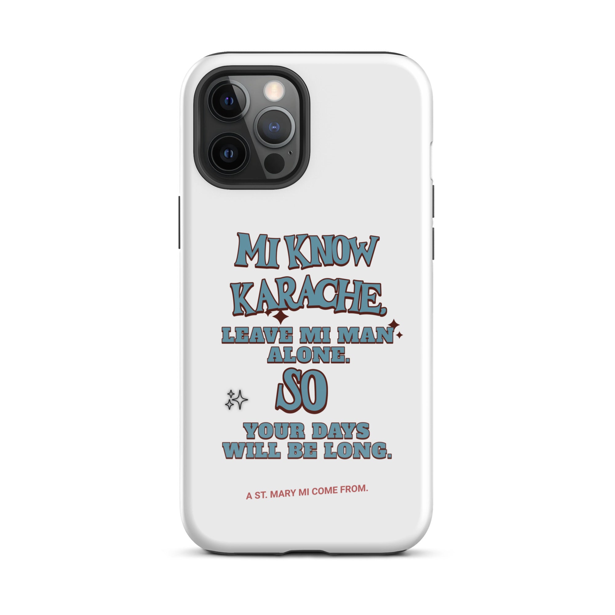 A St. Mary- Tough Case for iPhone - Jamaican phone case, Customized Jamaican phone case, funny Jamaican phone case