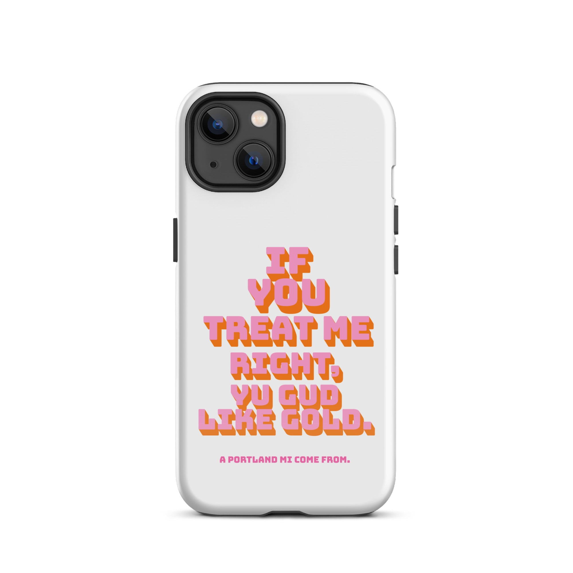 A PORTLAND MI COME FROM - Tough Case for iPhone - Jamaican phone case, Customized Jamaican phone case, funny Jamaican phone case