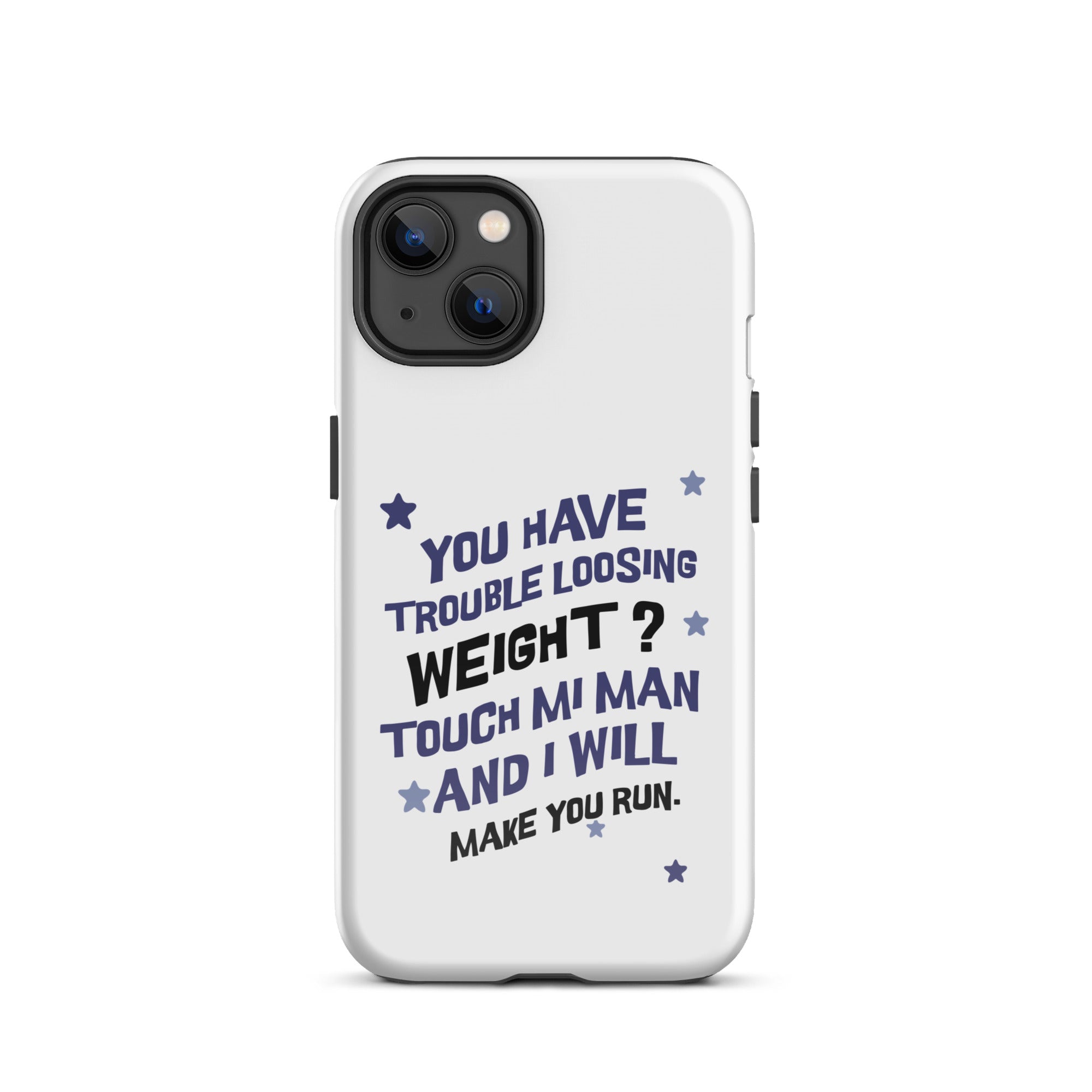 TOUCH MI MAN - Tough Case for iPhone - Jamaican phone case, Customized Jamaican phone case, funny Jamaican phone case