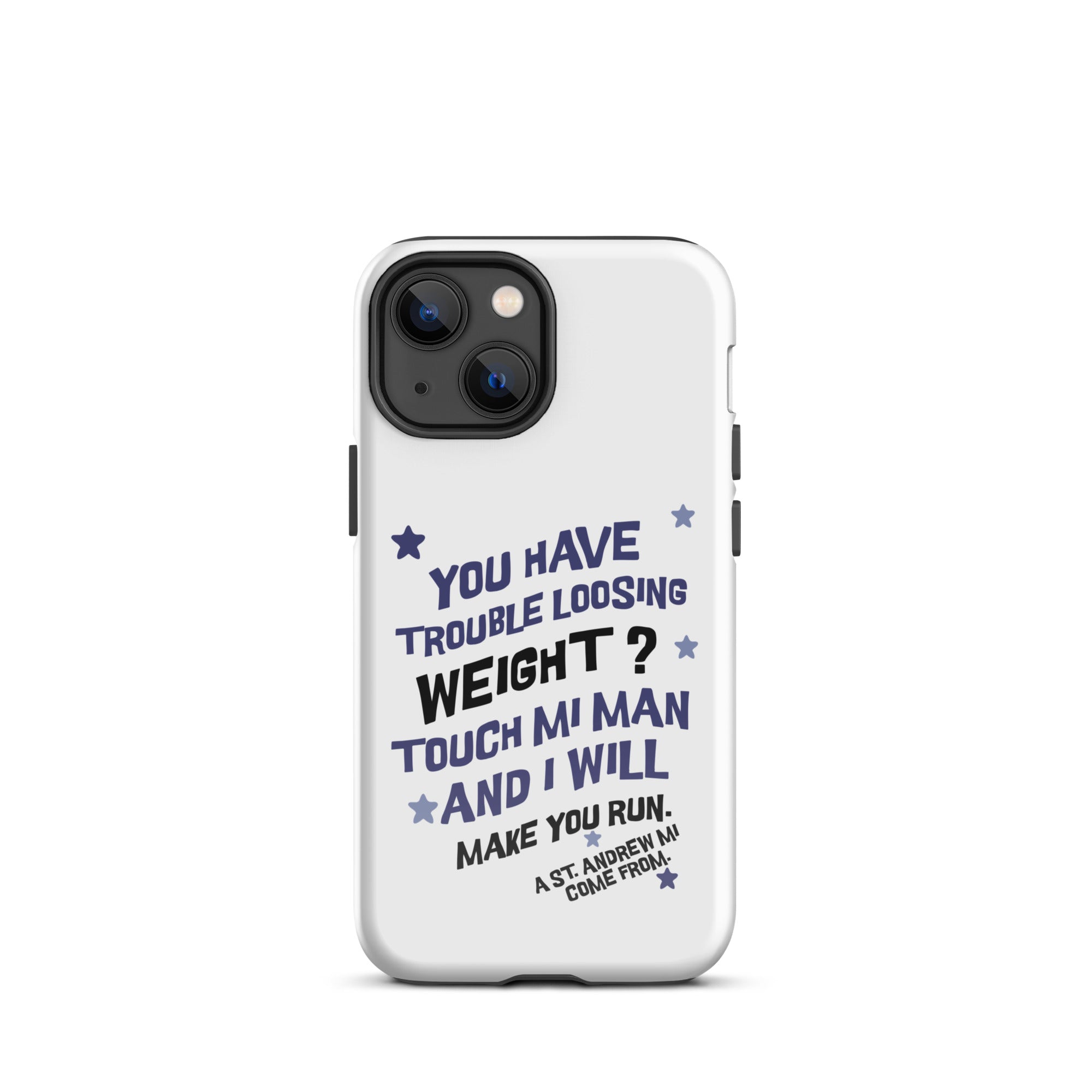 A ST. ANDREW MI COME FROM - Tough Case for iPhone - Jamaican phone case, Customized Jamaican phone case, funny Jamaican phone case