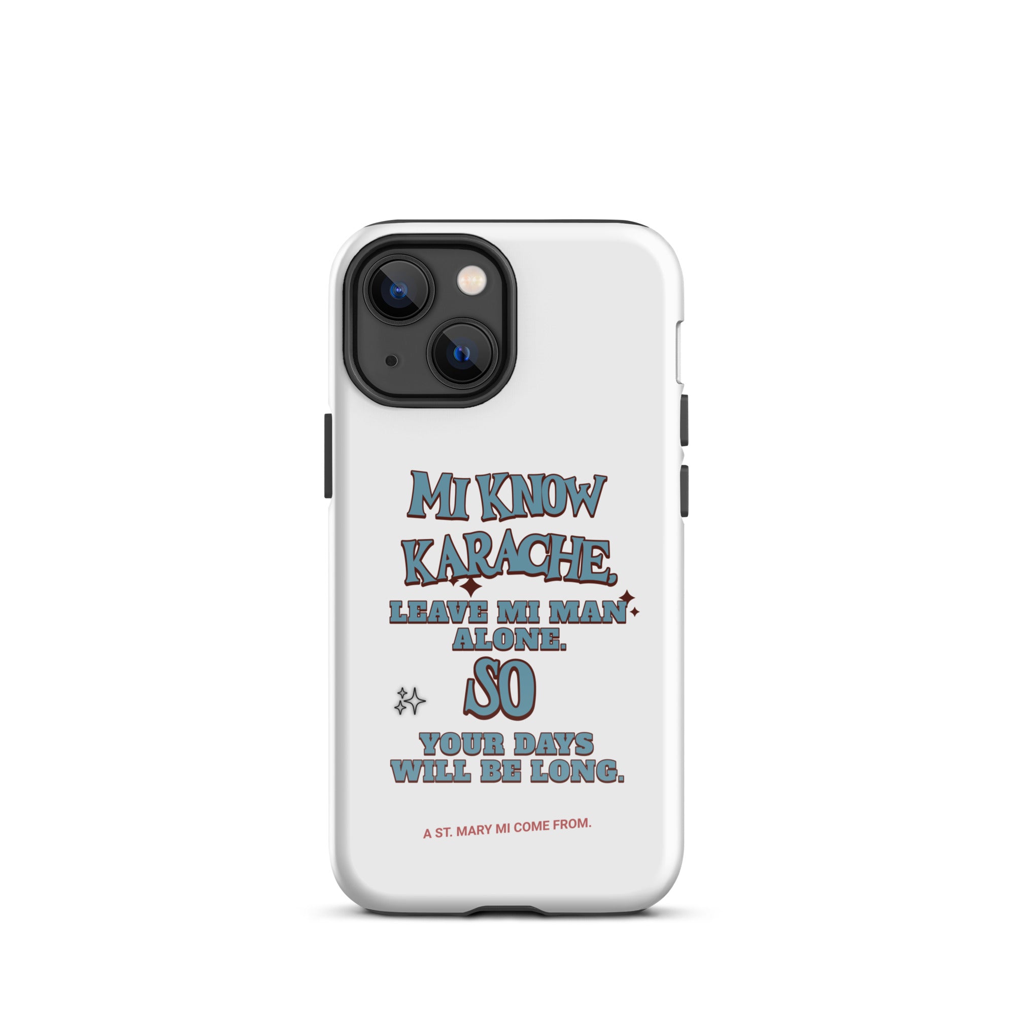 A St. Mary- Tough Case for iPhone - Jamaican phone case, Customized Jamaican phone case, funny Jamaican phone case