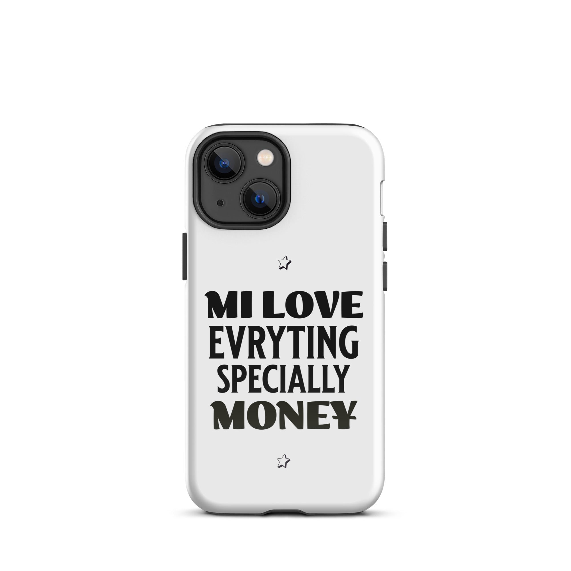 MI LOVE MONEY - Tough Case for iPhone - Jamaican phone case, Customized Jamaican phone case, funny Jamaican phone case