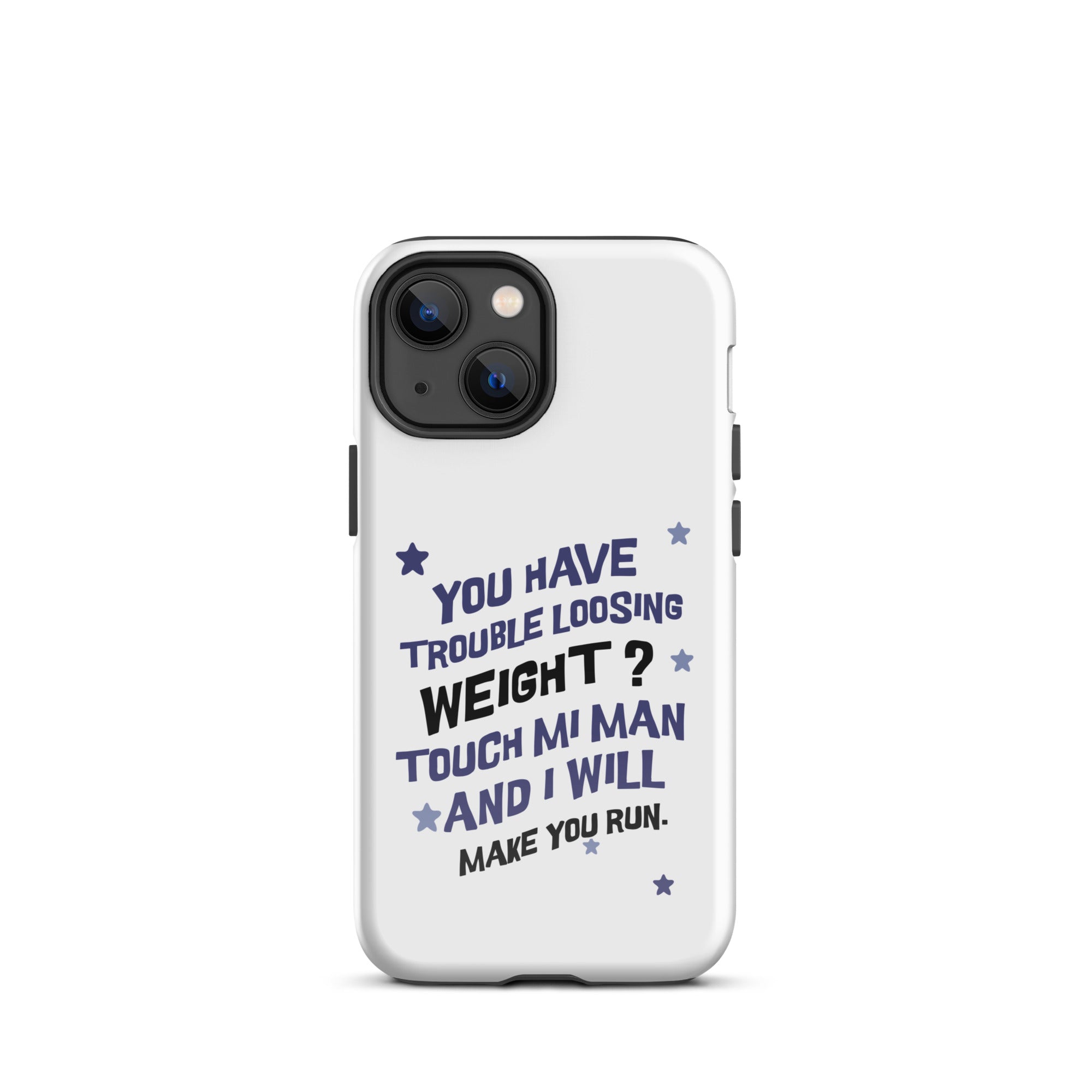 TOUCH MI MAN - Tough Case for iPhone - Jamaican phone case, Customized Jamaican phone case, funny Jamaican phone case