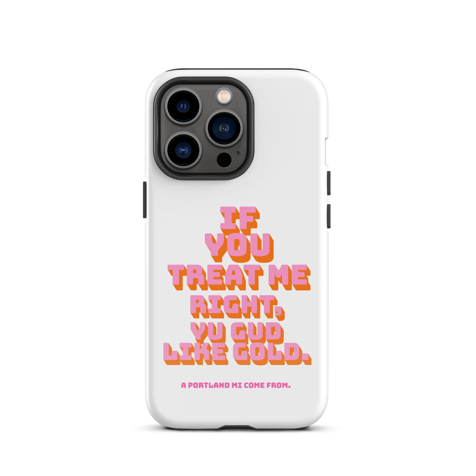 A PORTLAND MI COME FROM - Tough Case for iPhone - Jamaican phone case, Customized Jamaican phone case, funny Jamaican phone case