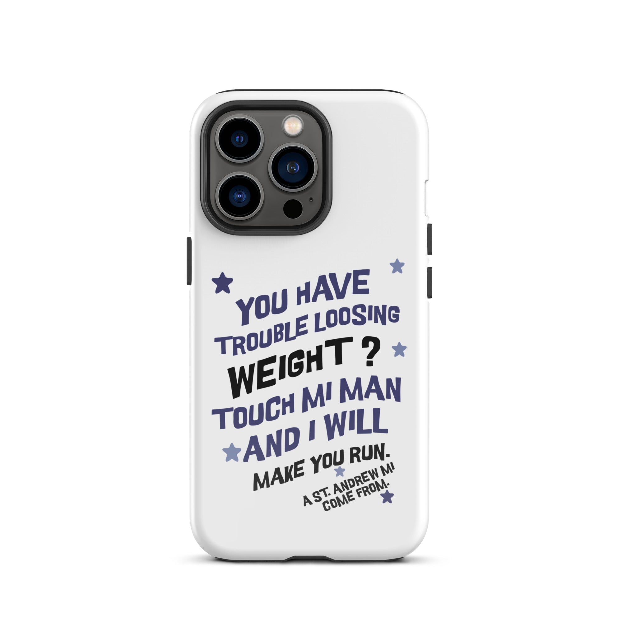 A ST. ANDREW MI COME FROM - Tough Case for iPhone - Jamaican phone case, Customized Jamaican phone case, funny Jamaican phone case