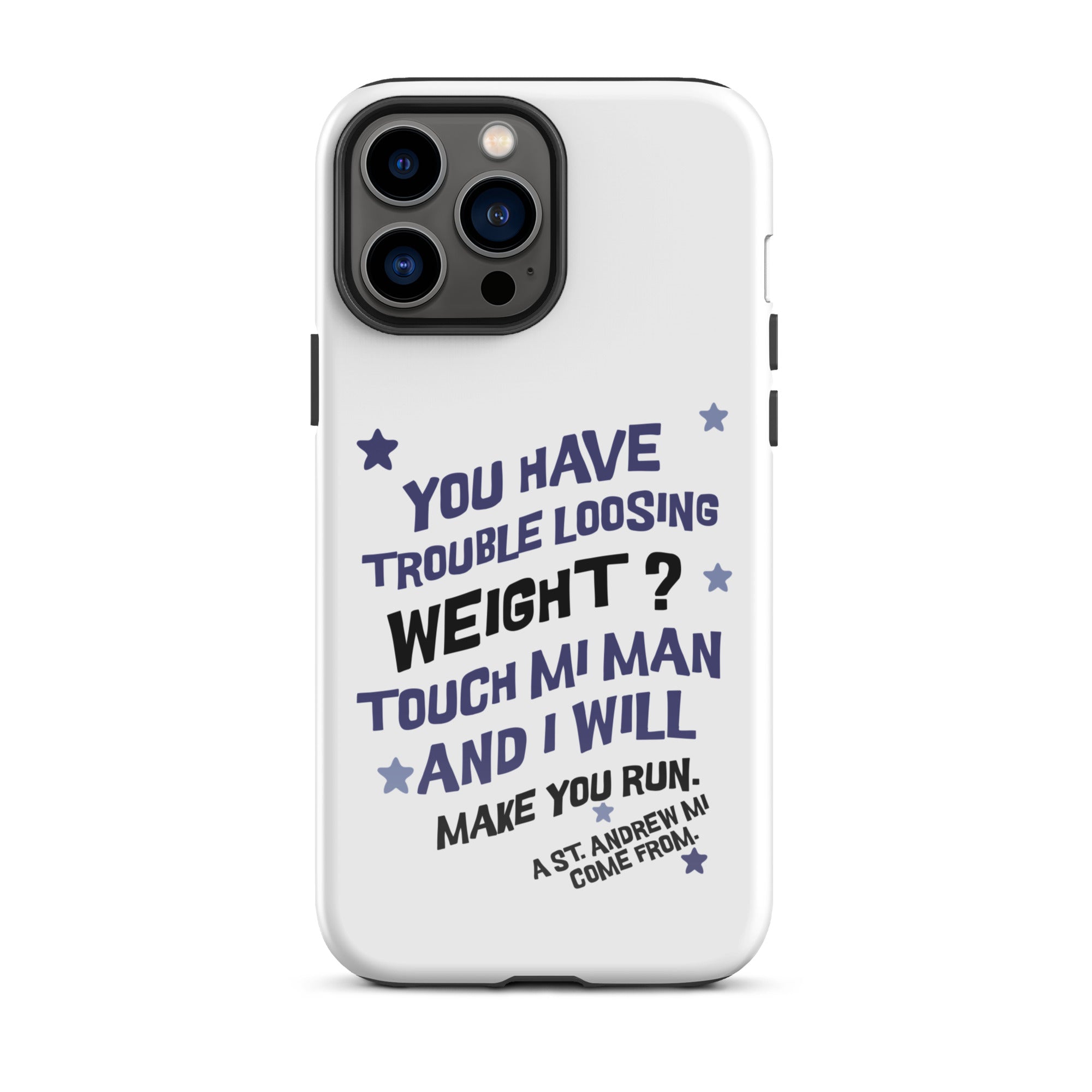 A ST. ANDREW MI COME FROM - Tough Case for iPhone - Jamaican phone case, Customized Jamaican phone case, funny Jamaican phone case