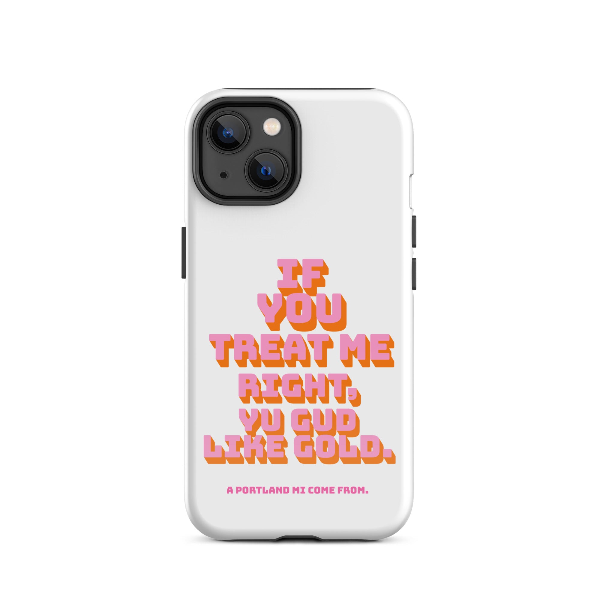 A PORTLAND MI COME FROM - Tough Case for iPhone - Jamaican phone case, Customized Jamaican phone case, funny Jamaican phone case