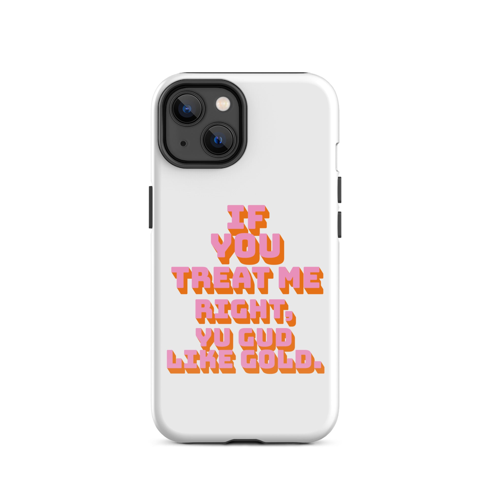 GUD LIKE GOLD - Tough Case for iPhone - Jamaican phone case, Customized Jamaican phone case, funny Jamaican phone case