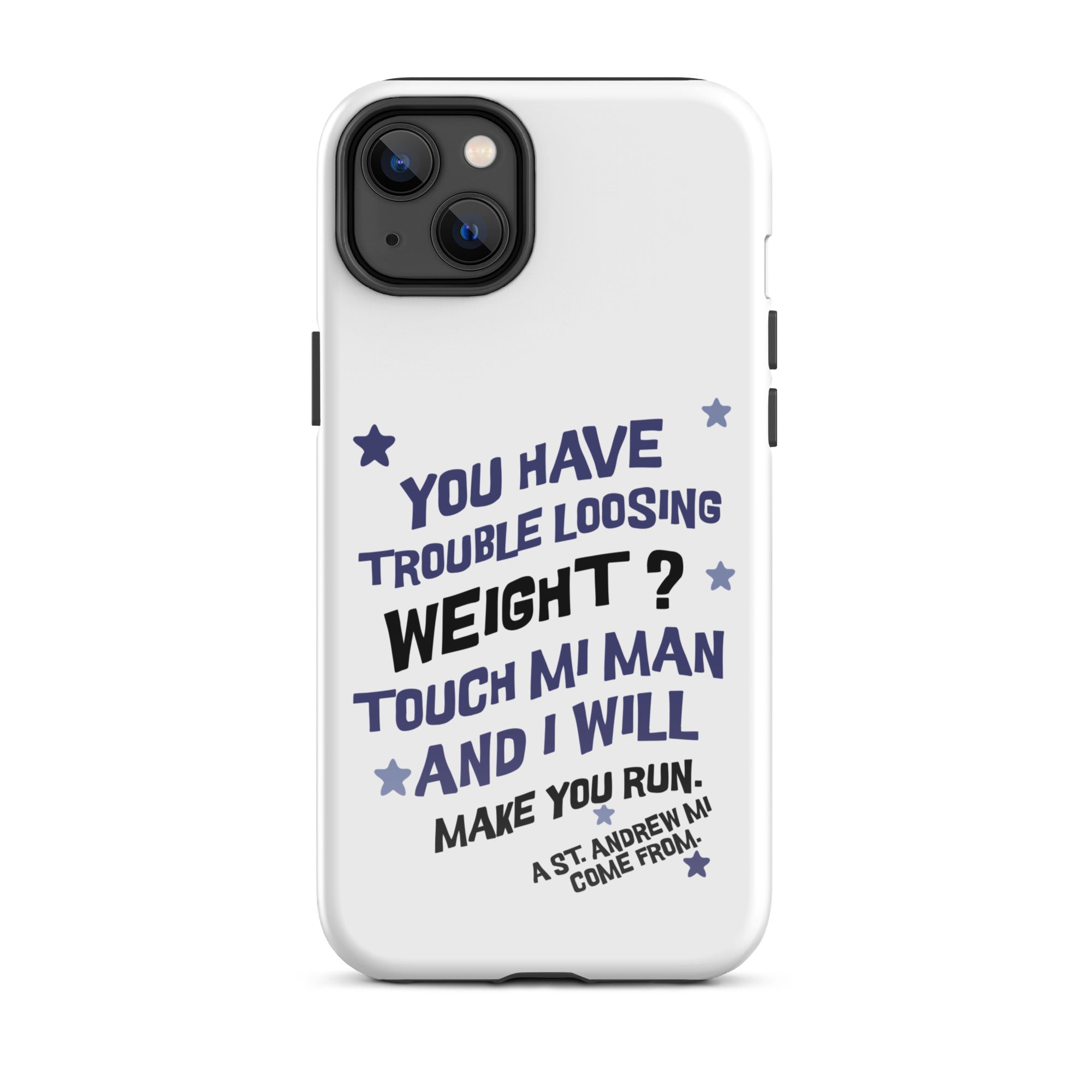 A ST. ANDREW MI COME FROM - Tough Case for iPhone - Jamaican phone case, Customized Jamaican phone case, funny Jamaican phone case