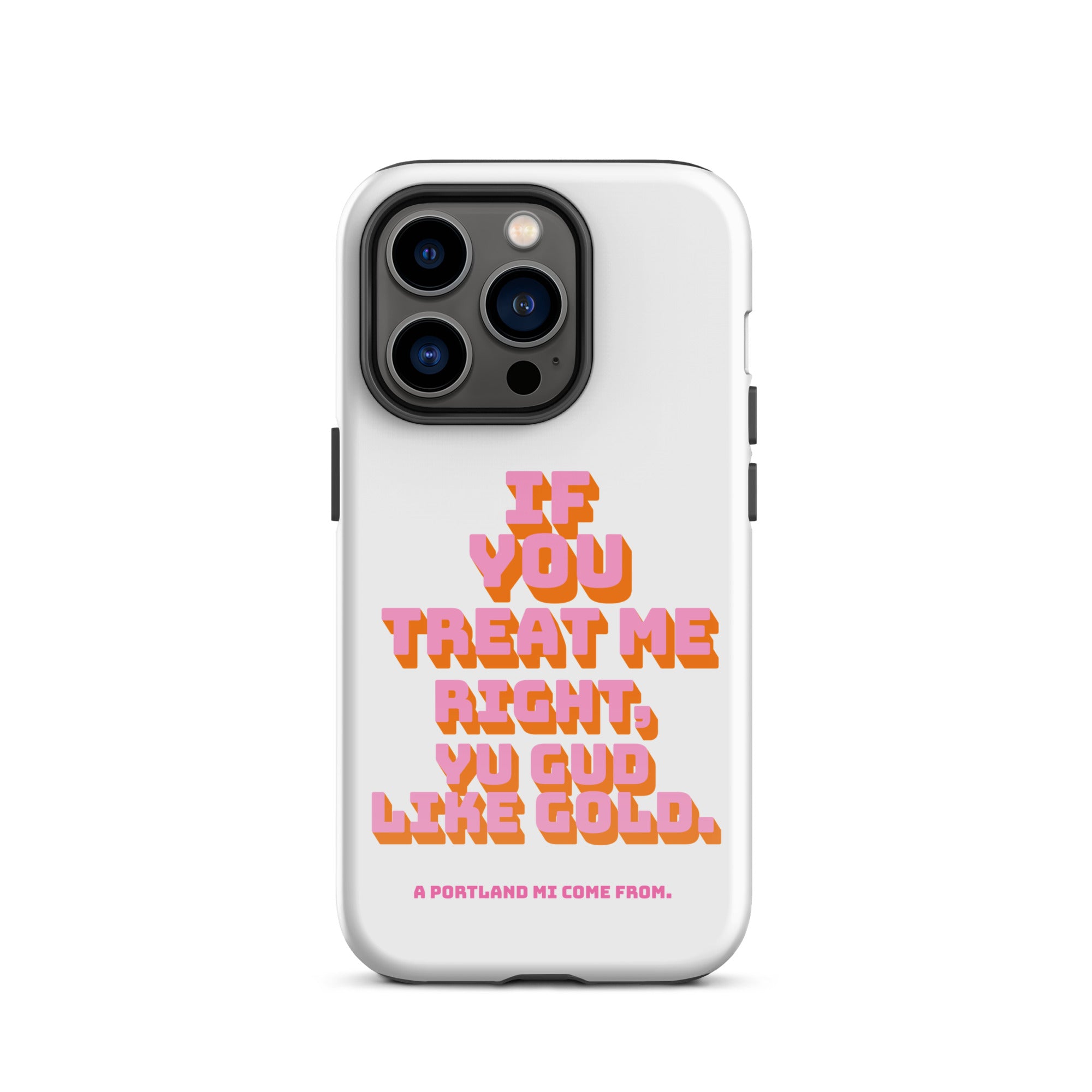 A PORTLAND MI COME FROM - Tough Case for iPhone - Jamaican phone case, Customized Jamaican phone case, funny Jamaican phone case