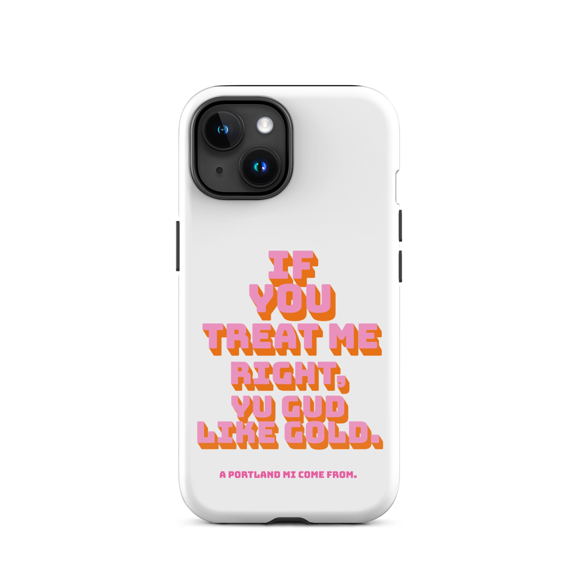 A PORTLAND MI COME FROM - Tough Case for iPhone - Jamaican phone case, Customized Jamaican phone case, funny Jamaican phone case