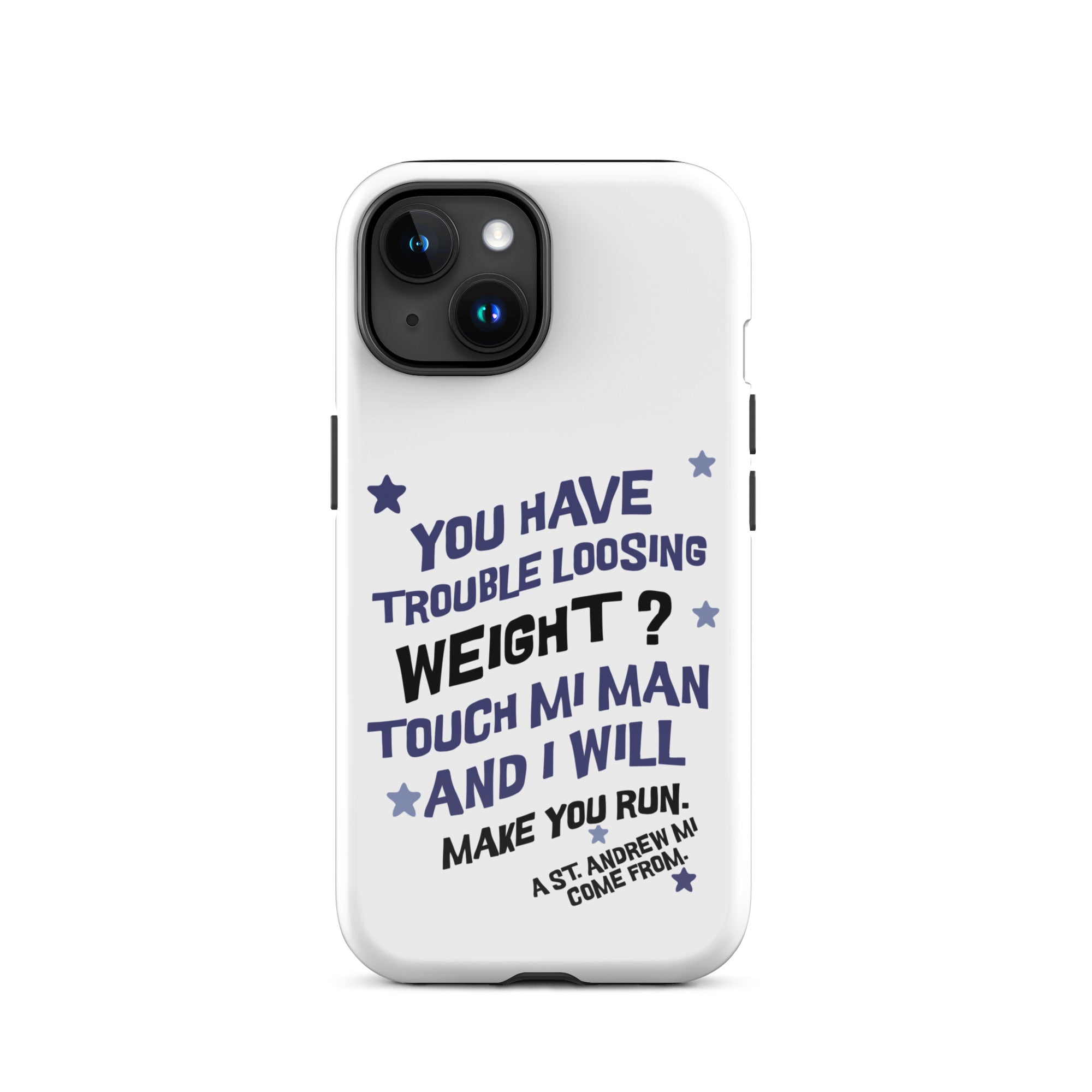 A ST. ANDREW MI COME FROM - Tough Case for iPhone - Jamaican phone case, Customized Jamaican phone case, funny Jamaican phone case