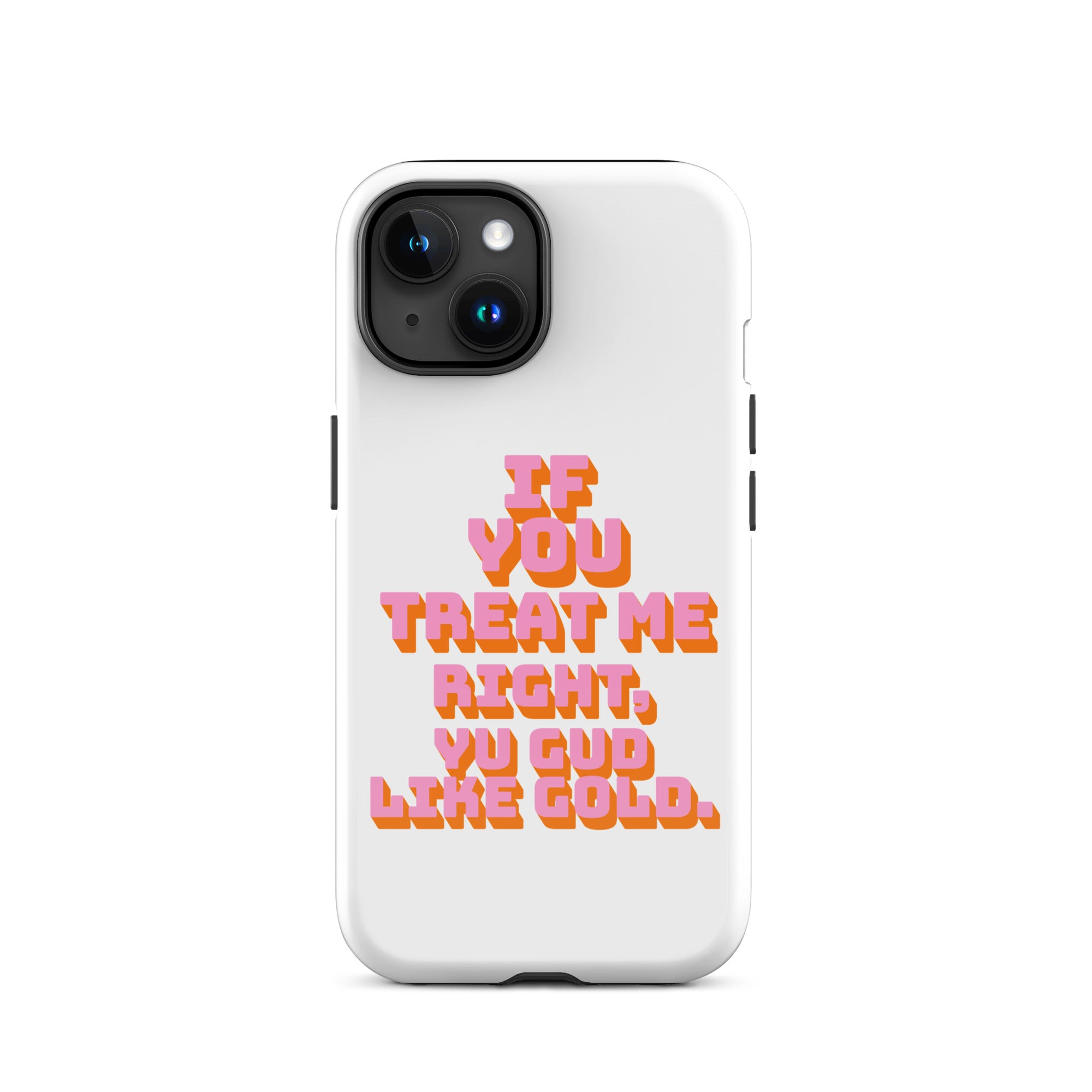 GUD LIKE GOLD - Tough Case for iPhone - Jamaican phone case, Customized Jamaican phone case, funny Jamaican phone case