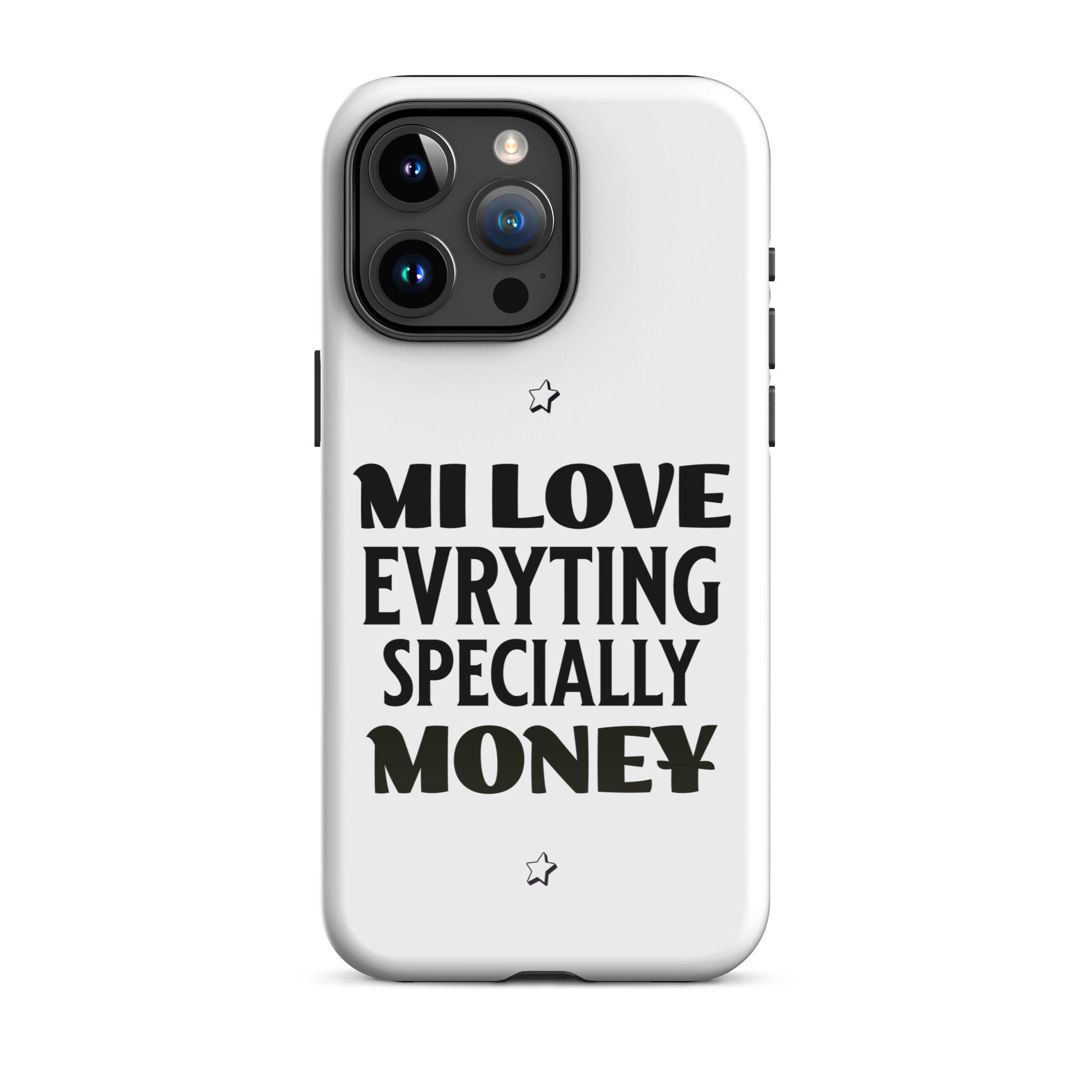 MI LOVE MONEY - Tough Case for iPhone - Jamaican phone case, Customized Jamaican phone case, funny Jamaican phone case