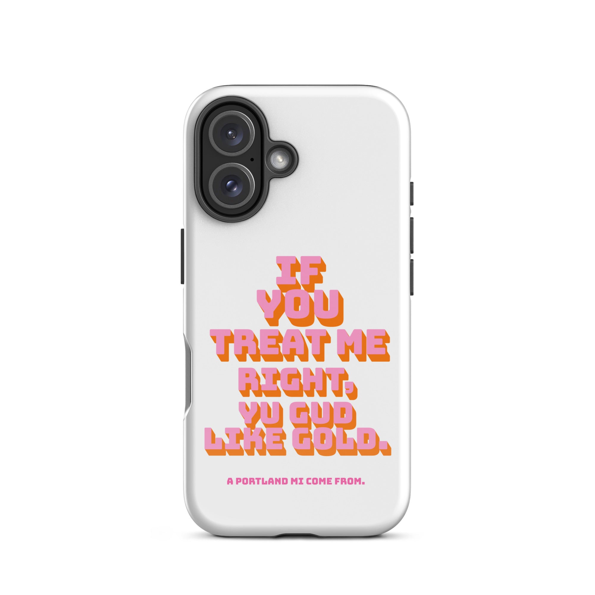 A PORTLAND MI COME FROM - Tough Case for iPhone - Jamaican phone case, Customized Jamaican phone case, funny Jamaican phone case