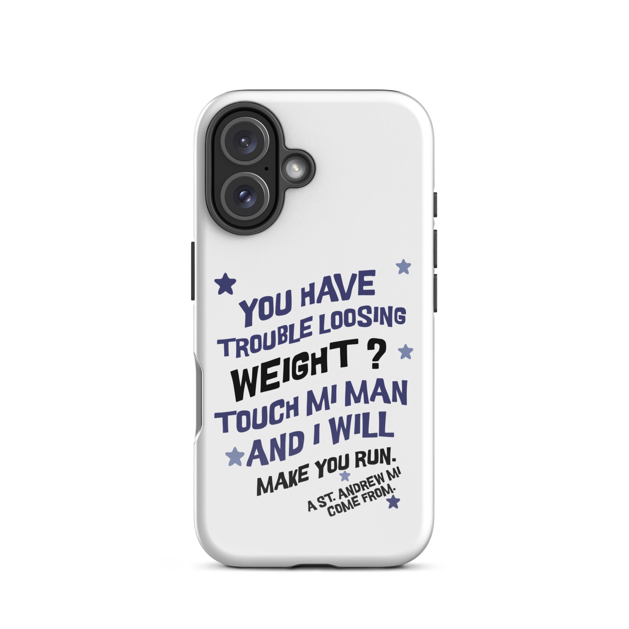 A ST. ANDREW MI COME FROM - Tough Case for iPhone - Jamaican phone case, Customized Jamaican phone case, funny Jamaican phone case