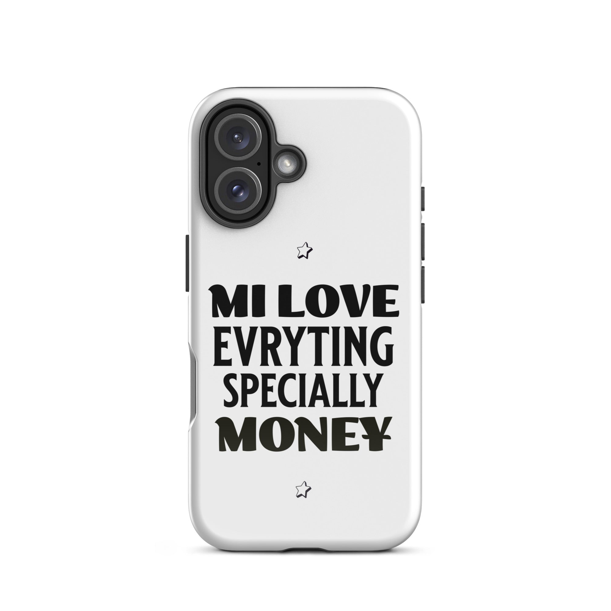 MI LOVE MONEY - Tough Case for iPhone - Jamaican phone case, Customized Jamaican phone case, funny Jamaican phone case