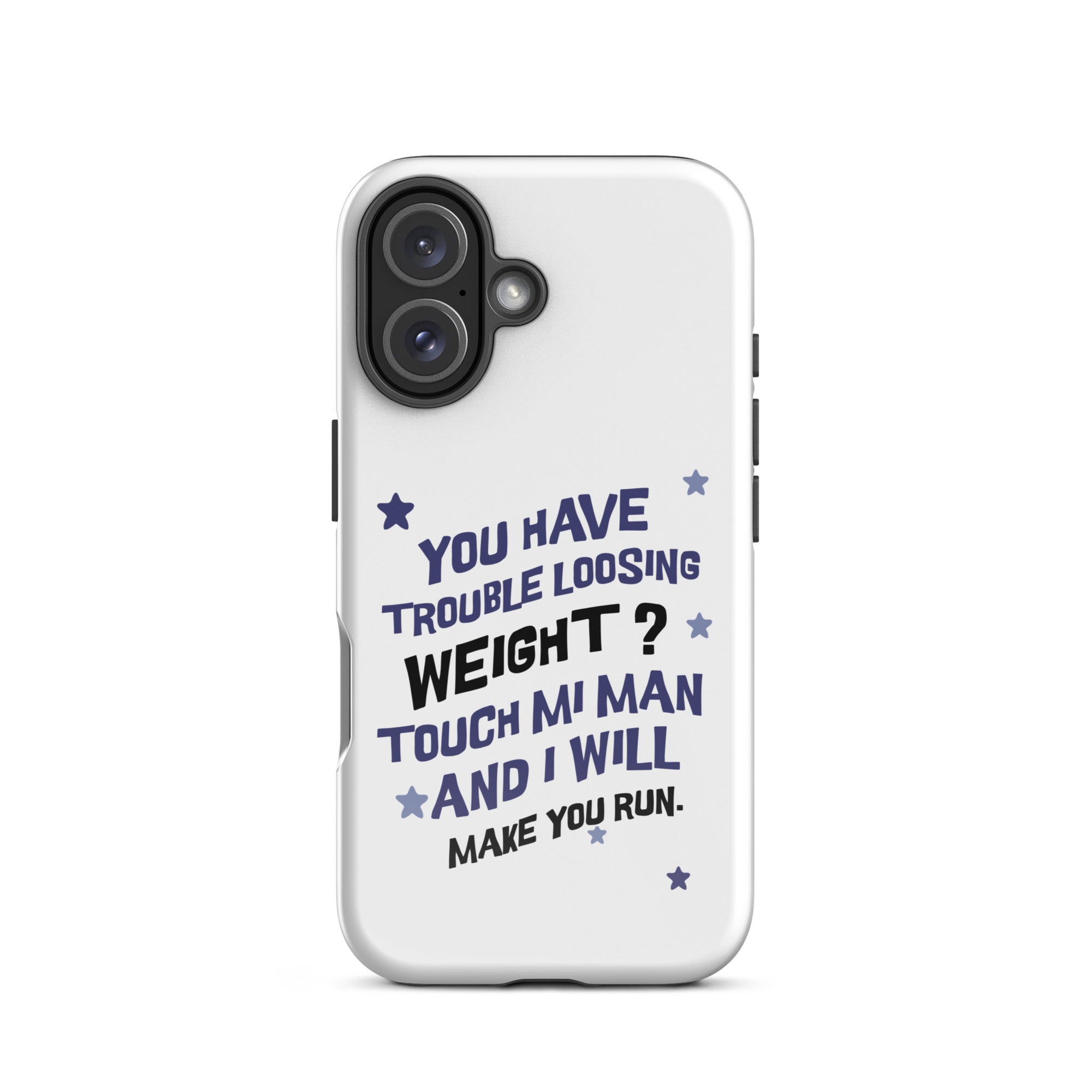 TOUCH MI MAN - Tough Case for iPhone - Jamaican phone case, Customized Jamaican phone case, funny Jamaican phone case