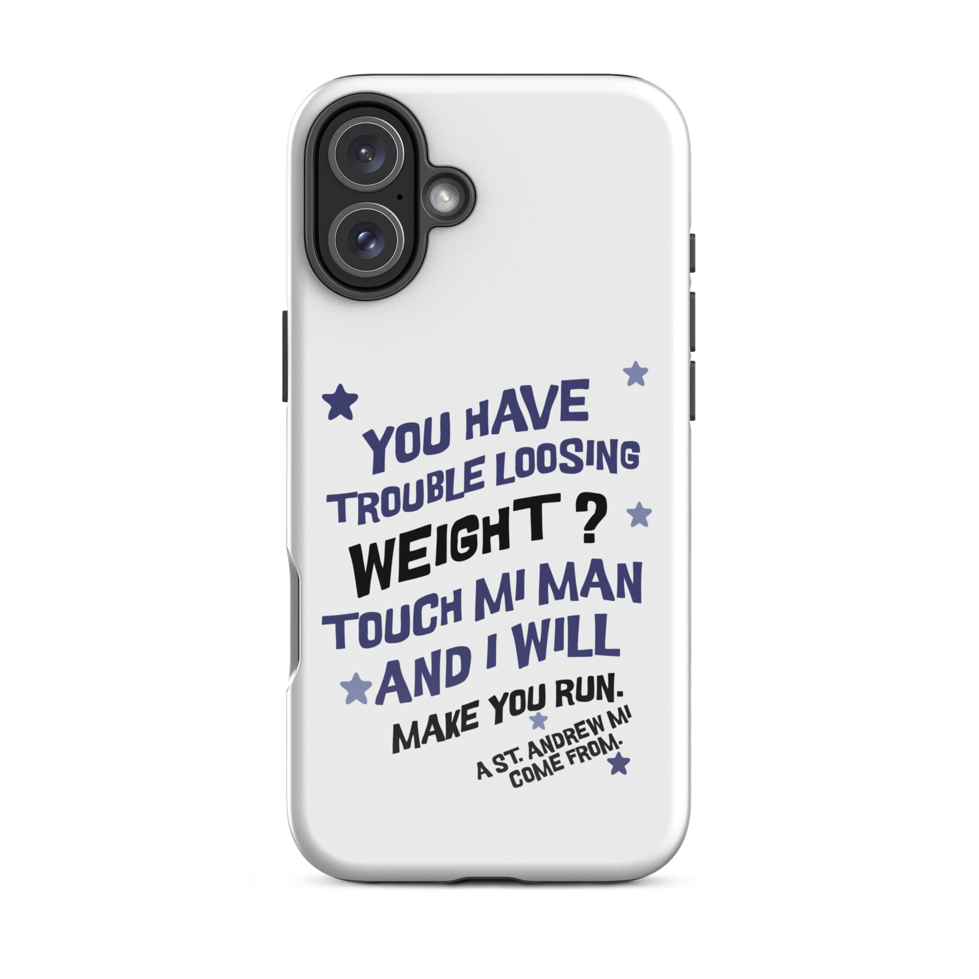 A ST. ANDREW MI COME FROM - Tough Case for iPhone - Jamaican phone case, Customized Jamaican phone case, funny Jamaican phone case