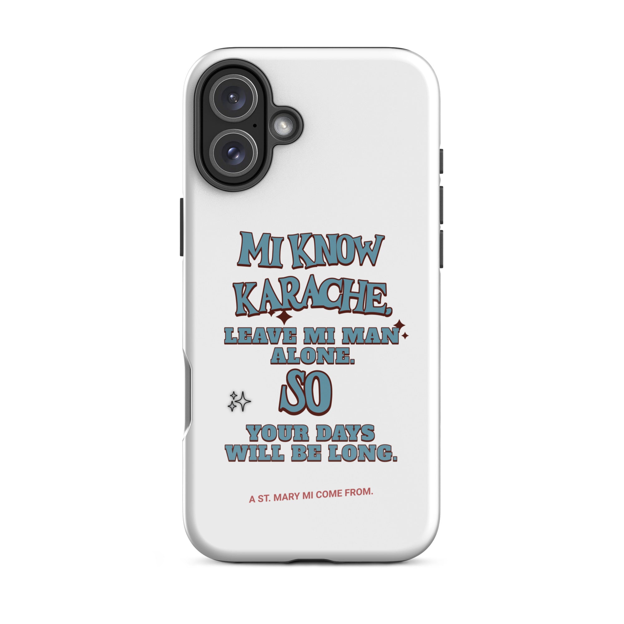 A St. Mary- Tough Case for iPhone - Jamaican phone case, Customized Jamaican phone case, funny Jamaican phone case