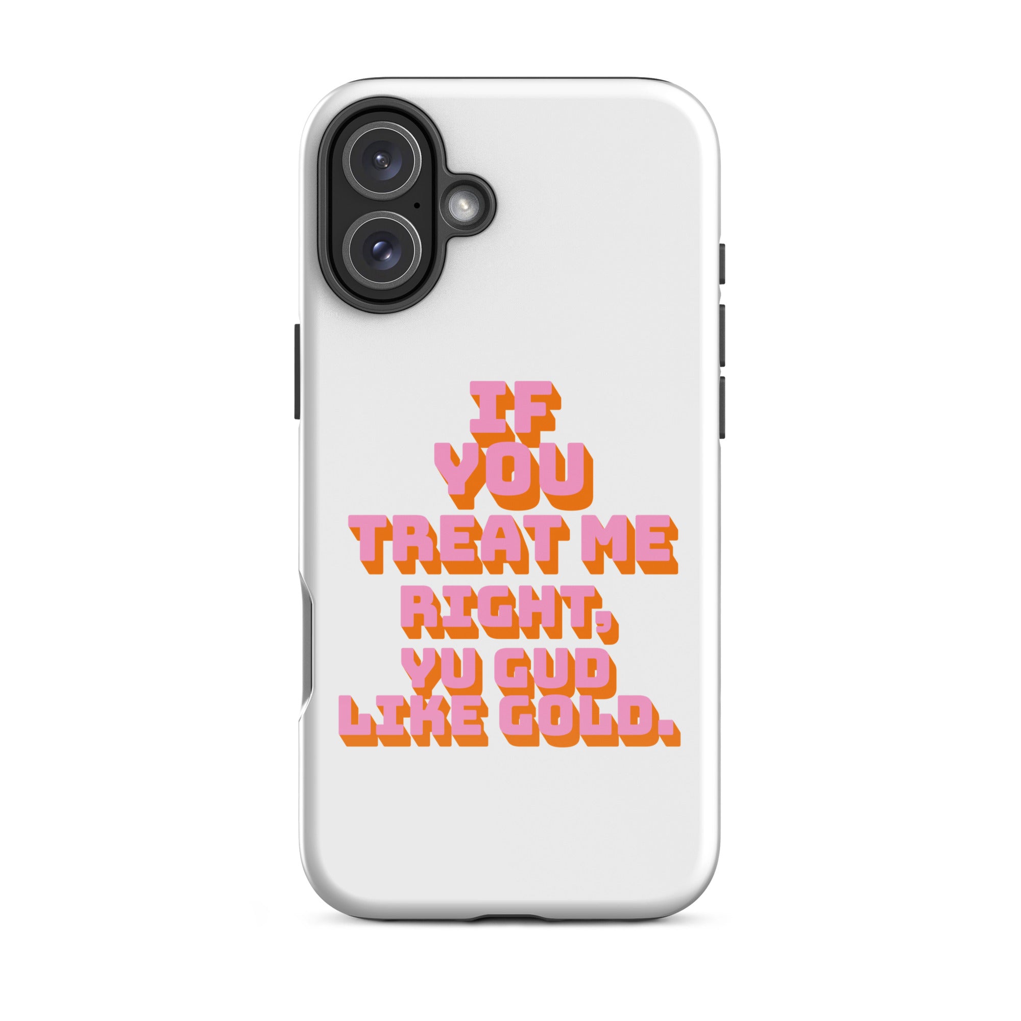 GUD LIKE GOLD - Tough Case for iPhone - Jamaican phone case, Customized Jamaican phone case, funny Jamaican phone case