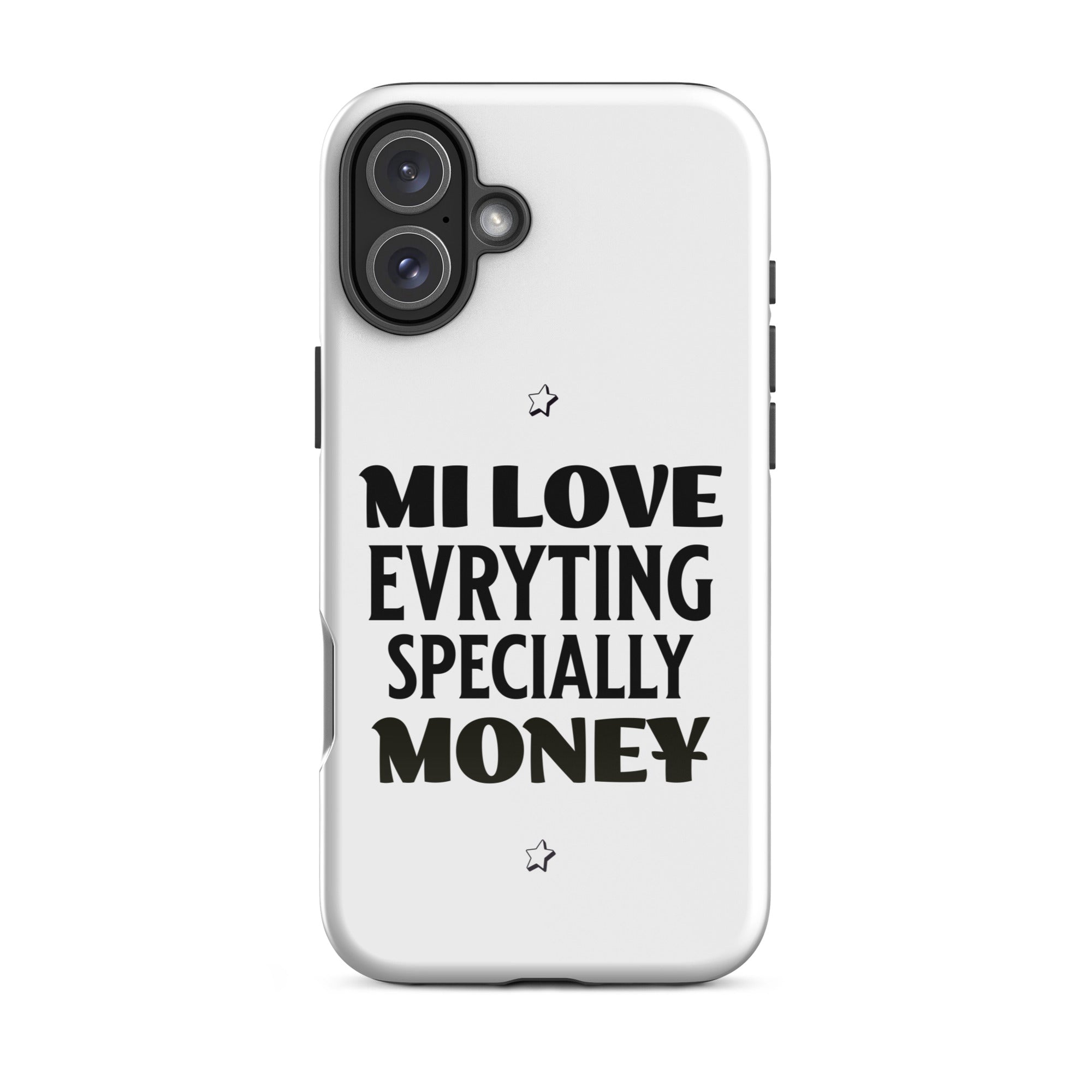 MI LOVE MONEY - Tough Case for iPhone - Jamaican phone case, Customized Jamaican phone case, funny Jamaican phone case